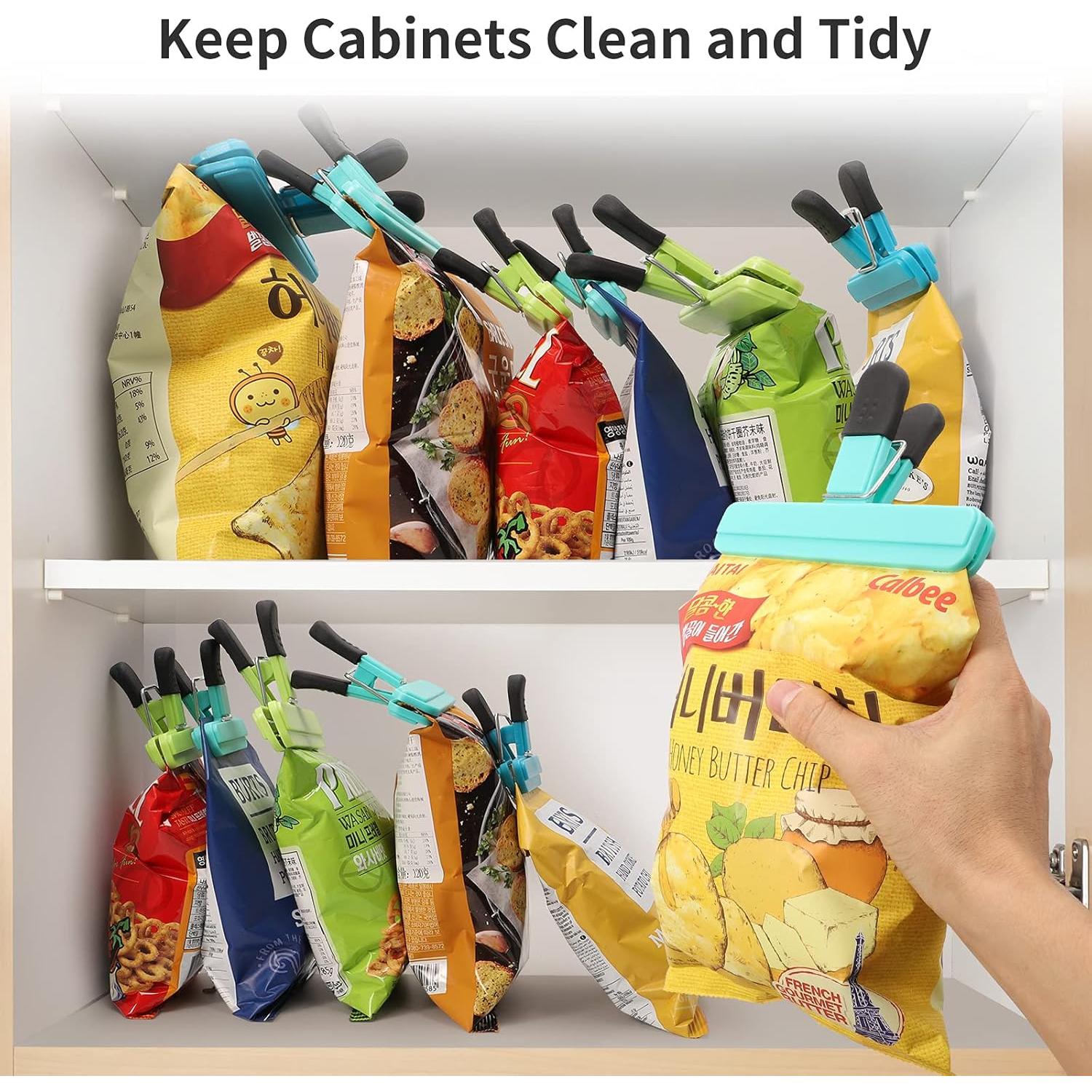 Clips para bolsas de alimentos DSNDVES - 6 Pcs, 7.62 cm