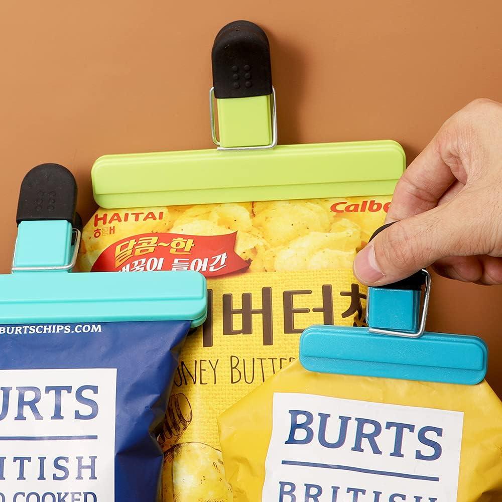 Clips para bolsas de alimentos DSNDVES - 6 Pcs, 7.62 cm