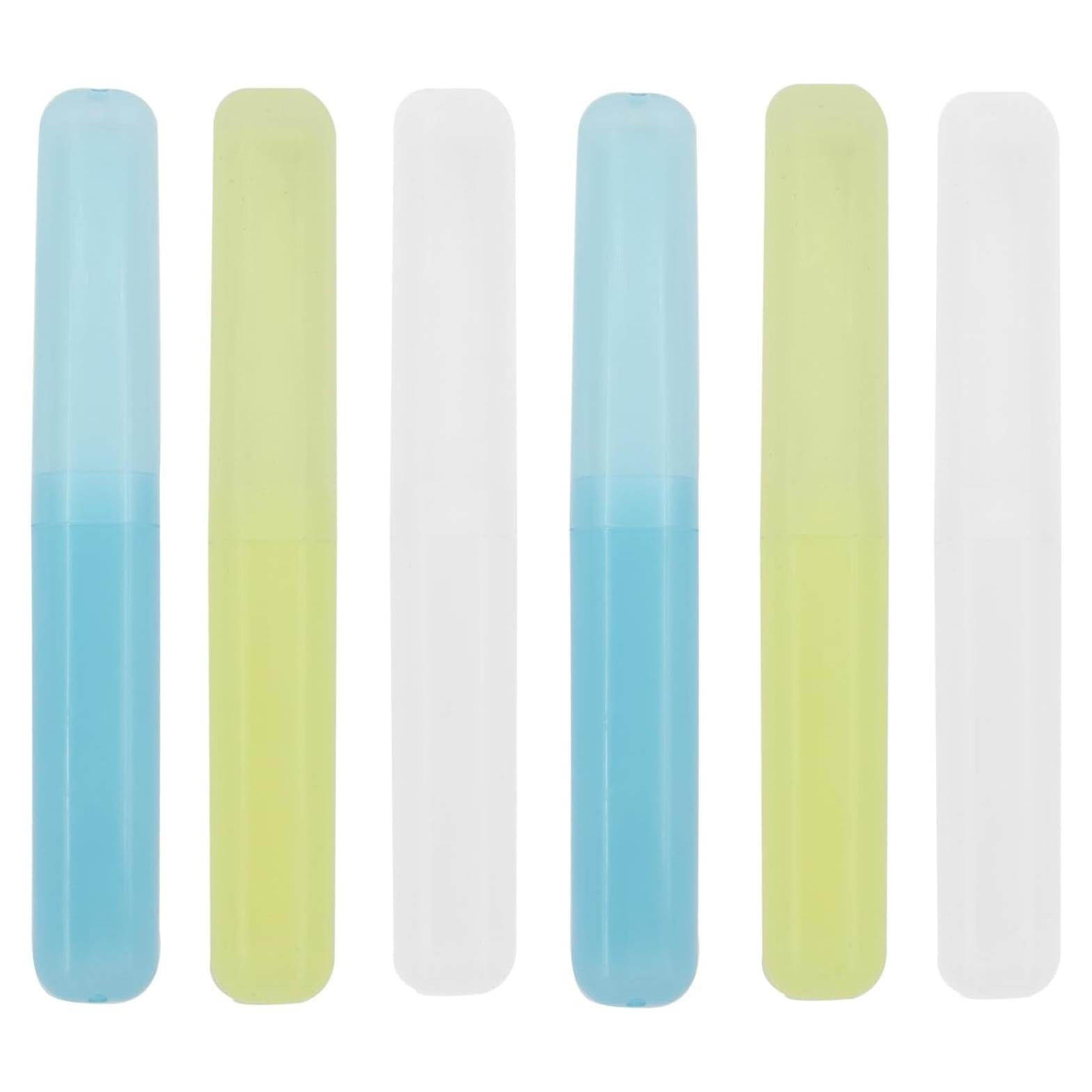 6 Cajas de Cepillo de Dientes Portátiles Plásticas - AAA