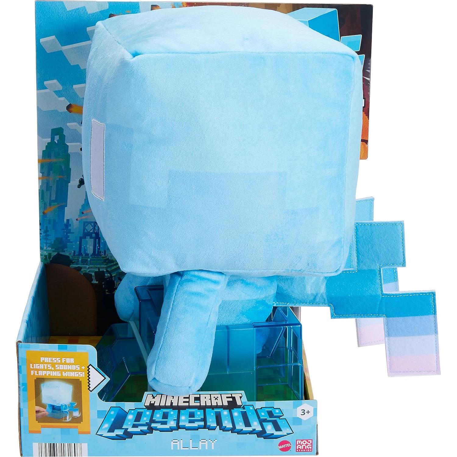 Peluche Allay Mattel Minecraft con Luces y Alas Posables