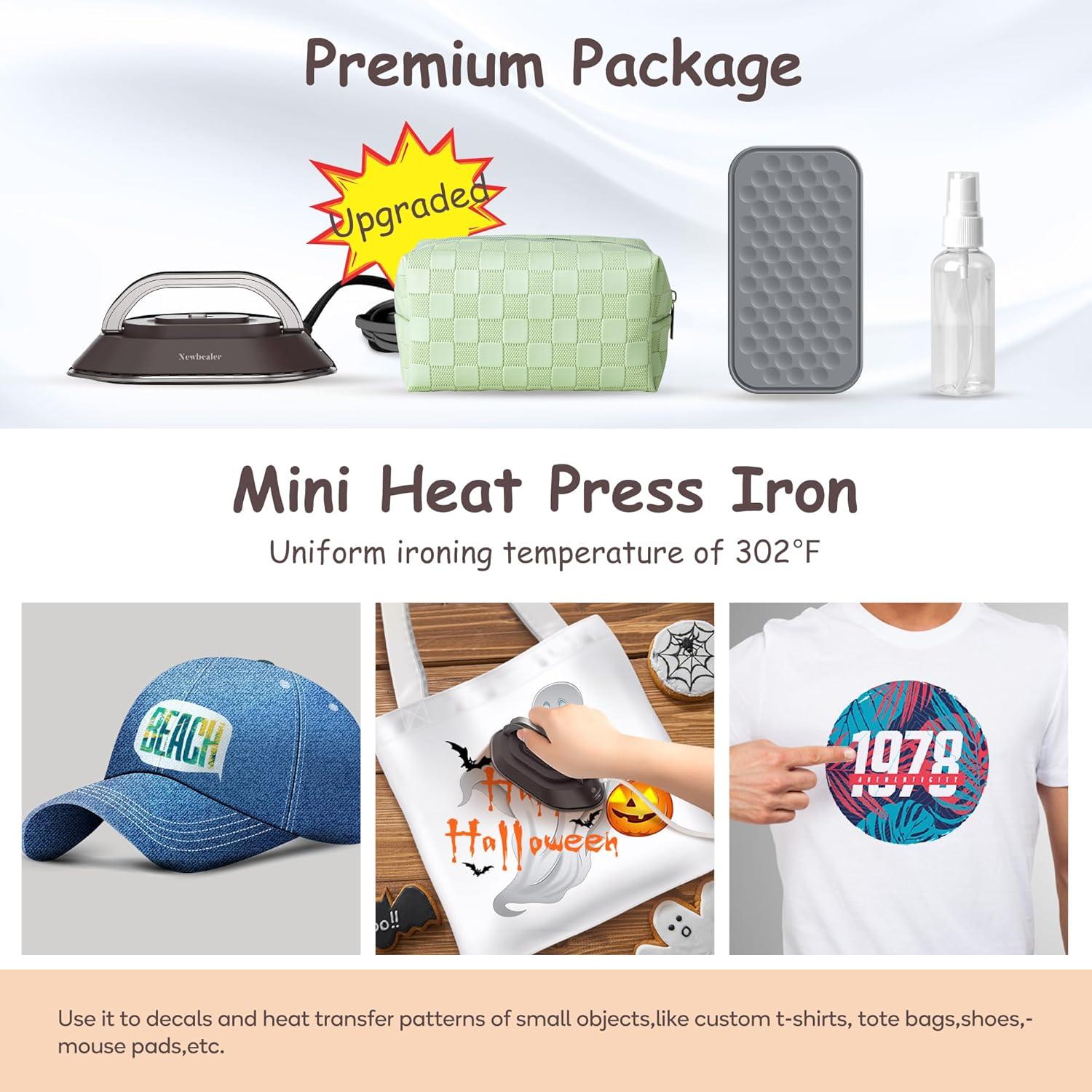 Plancha de Viaje Newbealer NB301 300W Cerámica 150°C Marrón