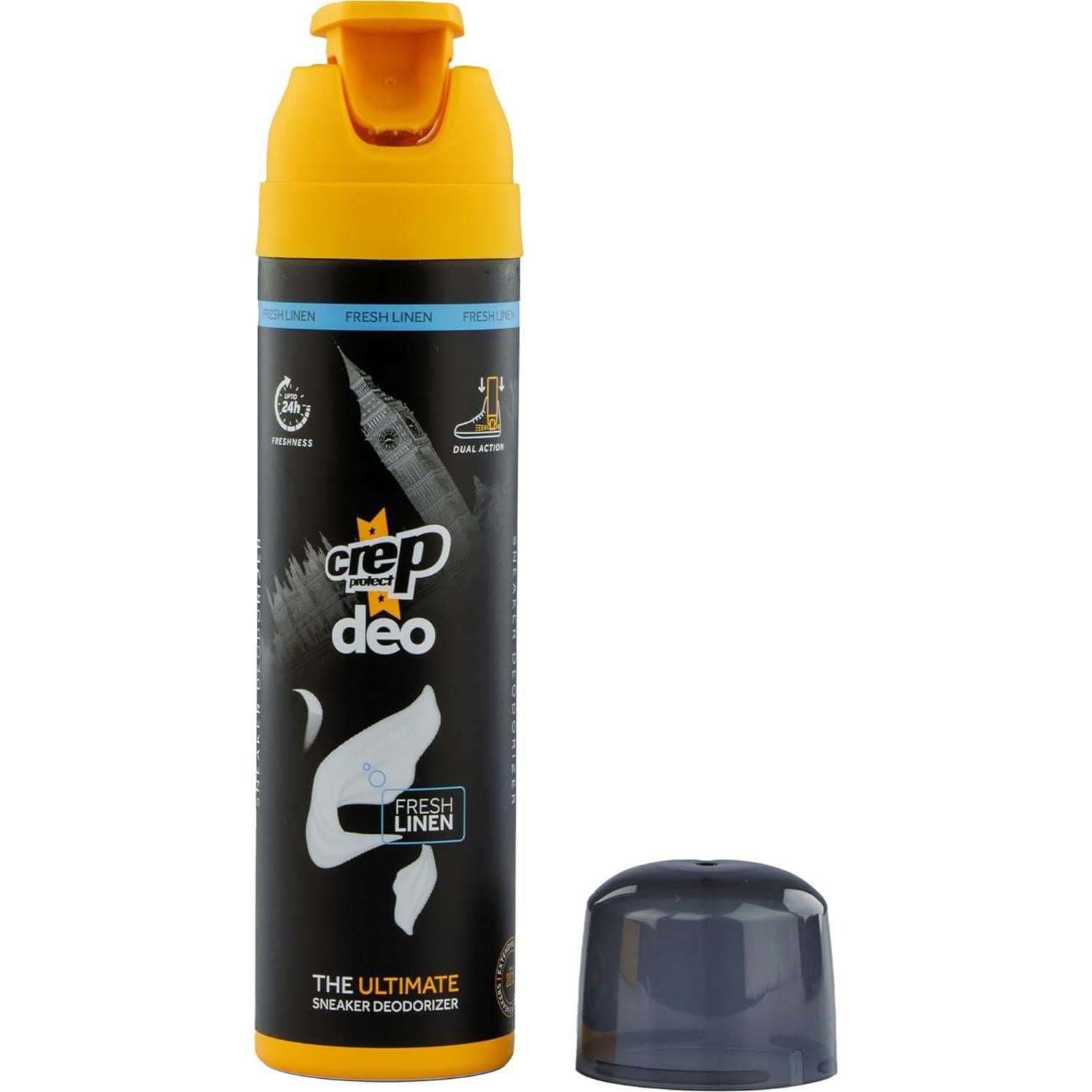 Spray Desodorante para Zapatos Crep Protect Lino Fresco 132g