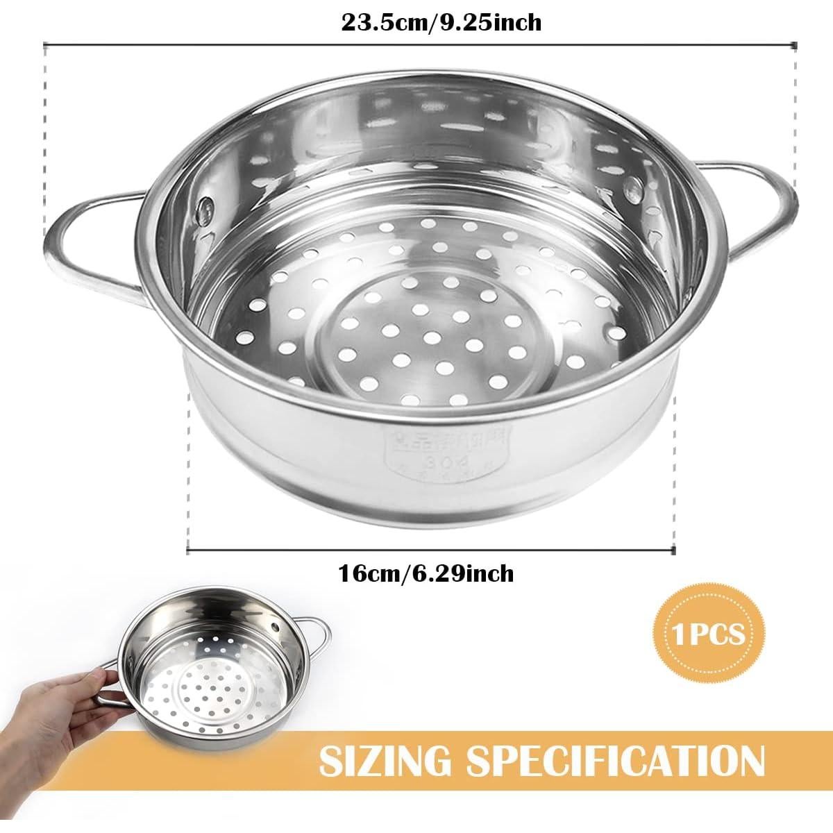 Cesta de Vapor Acero Inoxidable LNQ LUNIQI 17.5cm