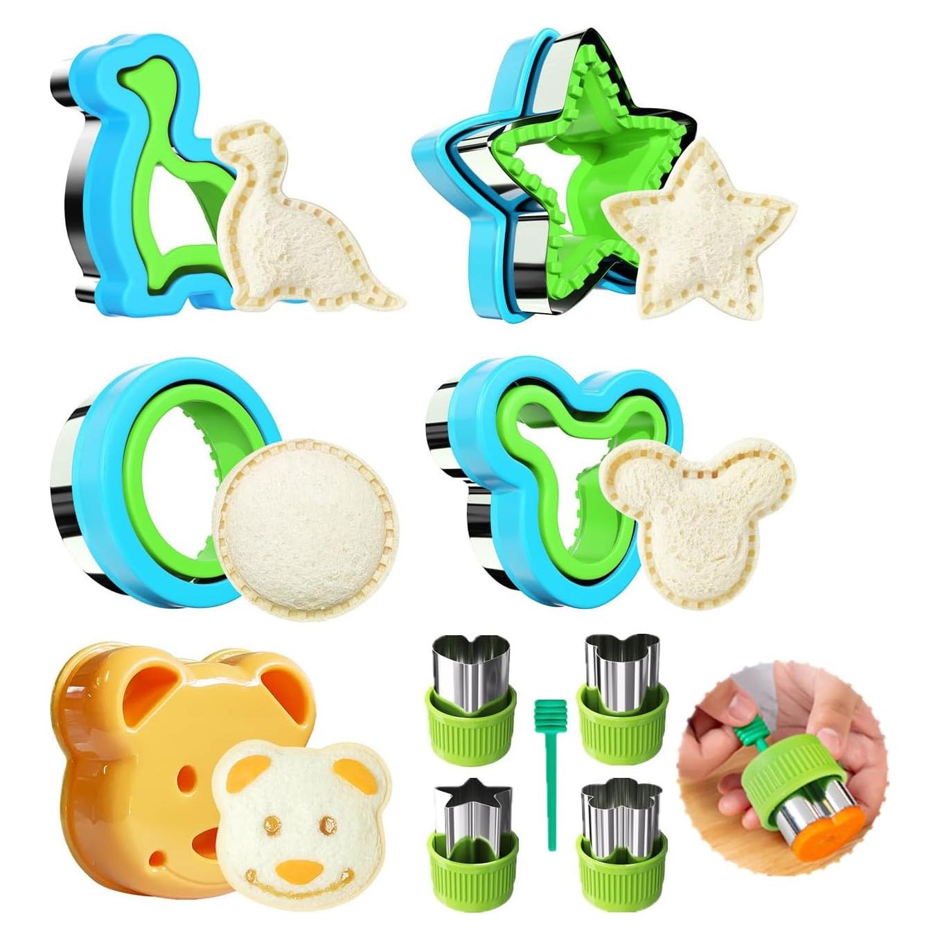 Conjunto de Cortadores de Sándwich Adocfan 10 PCS Acero Inoxidable