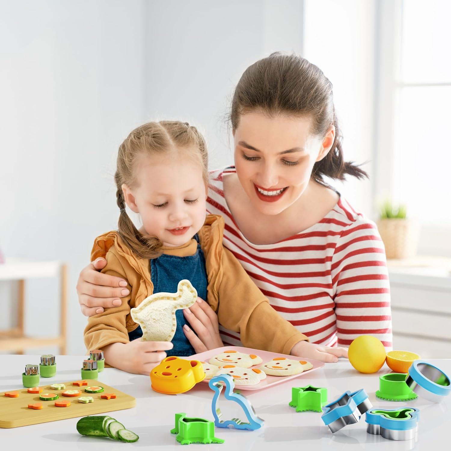 Conjunto de Cortadores de Sándwich Adocfan 10 PCS Acero Inoxidable