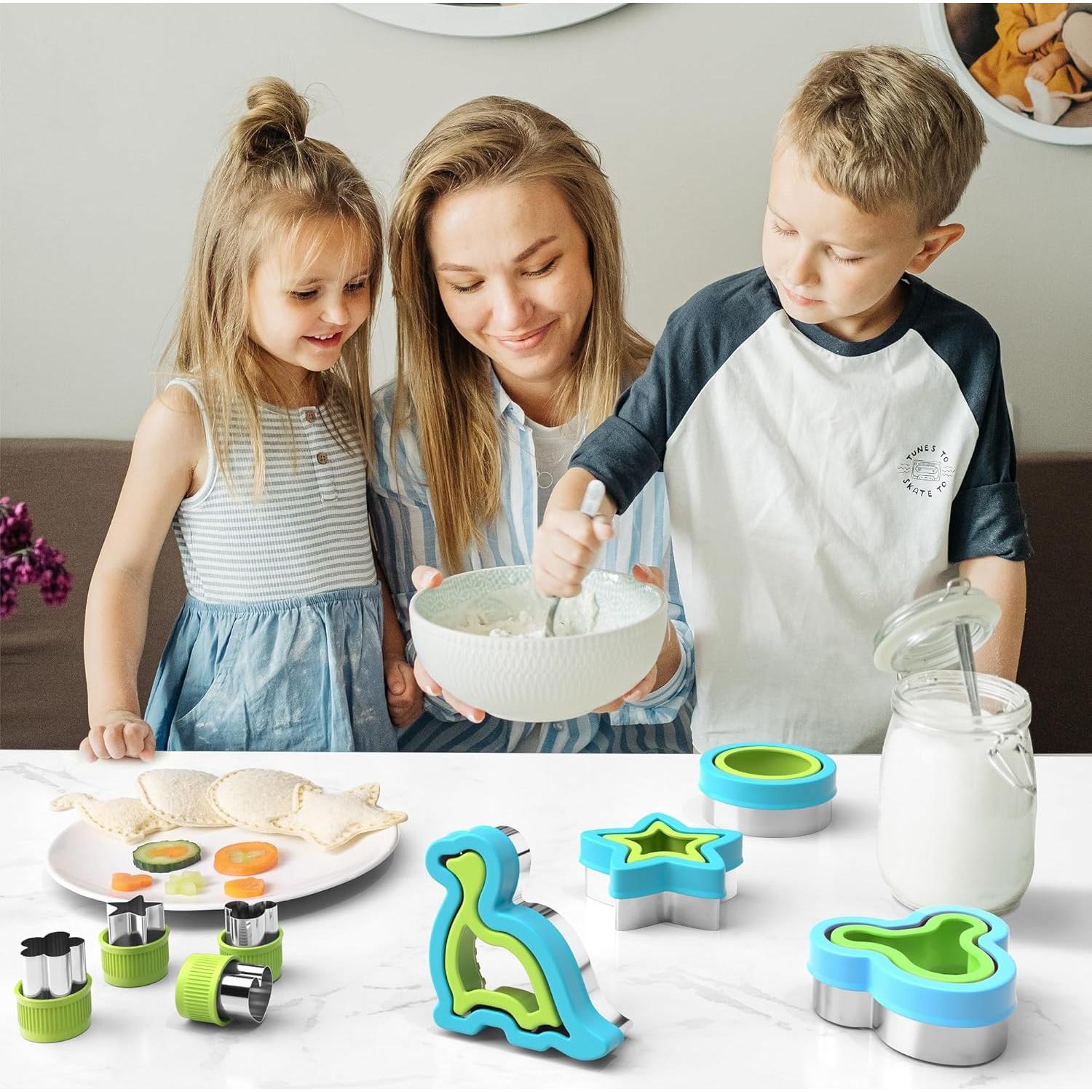 Conjunto de Cortadores de Sándwich Adocfan 10 PCS Acero Inoxidable