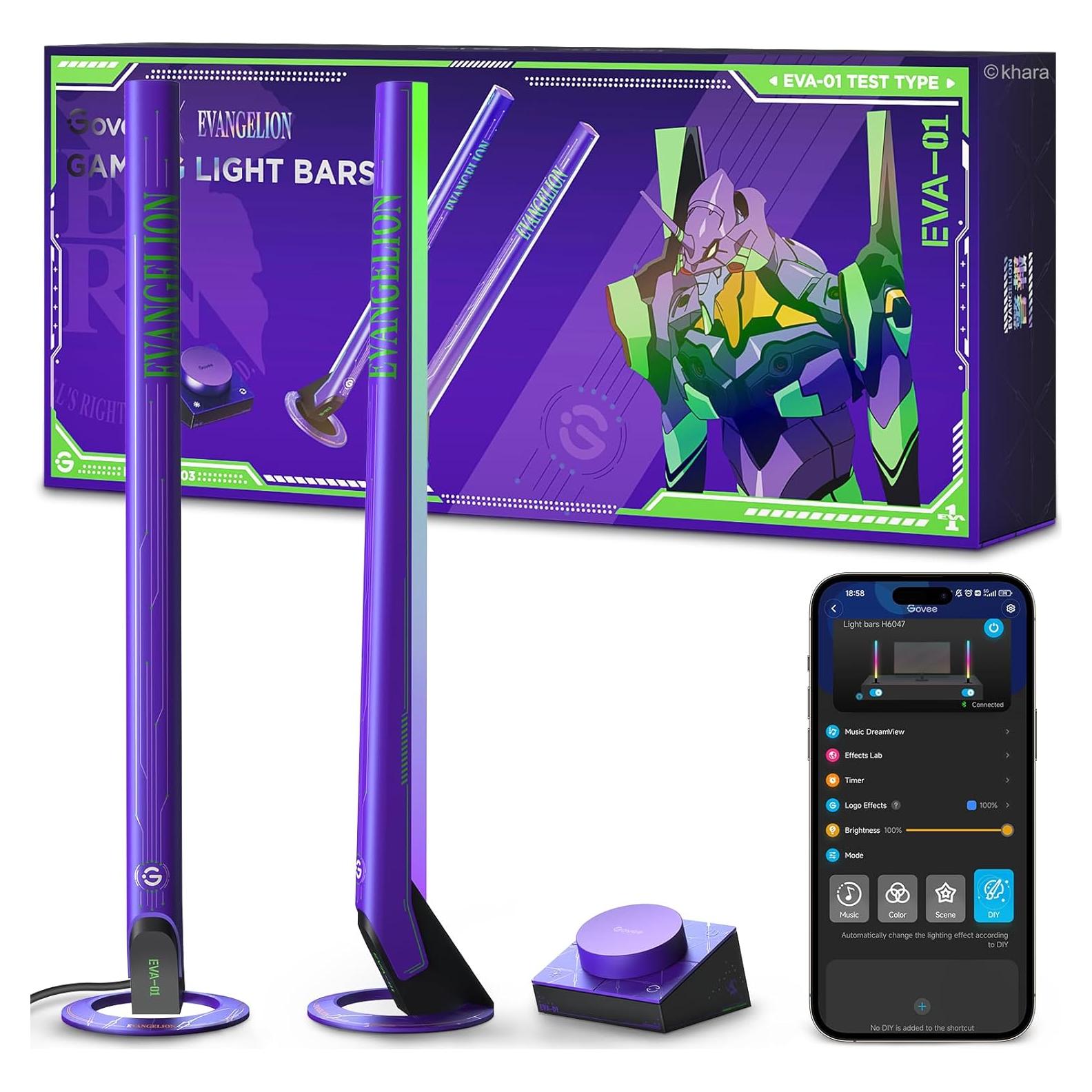 Govee Barra de Luz RGBIC H6047 Evangelion para Juegos