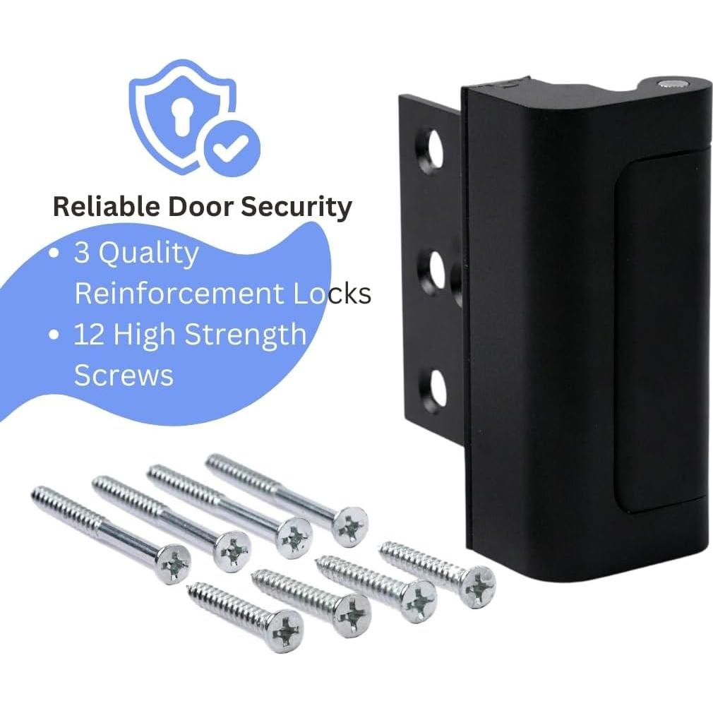 Bloqueo de Refuerzo de Puerta A-Four - Seguridad 800 lbs