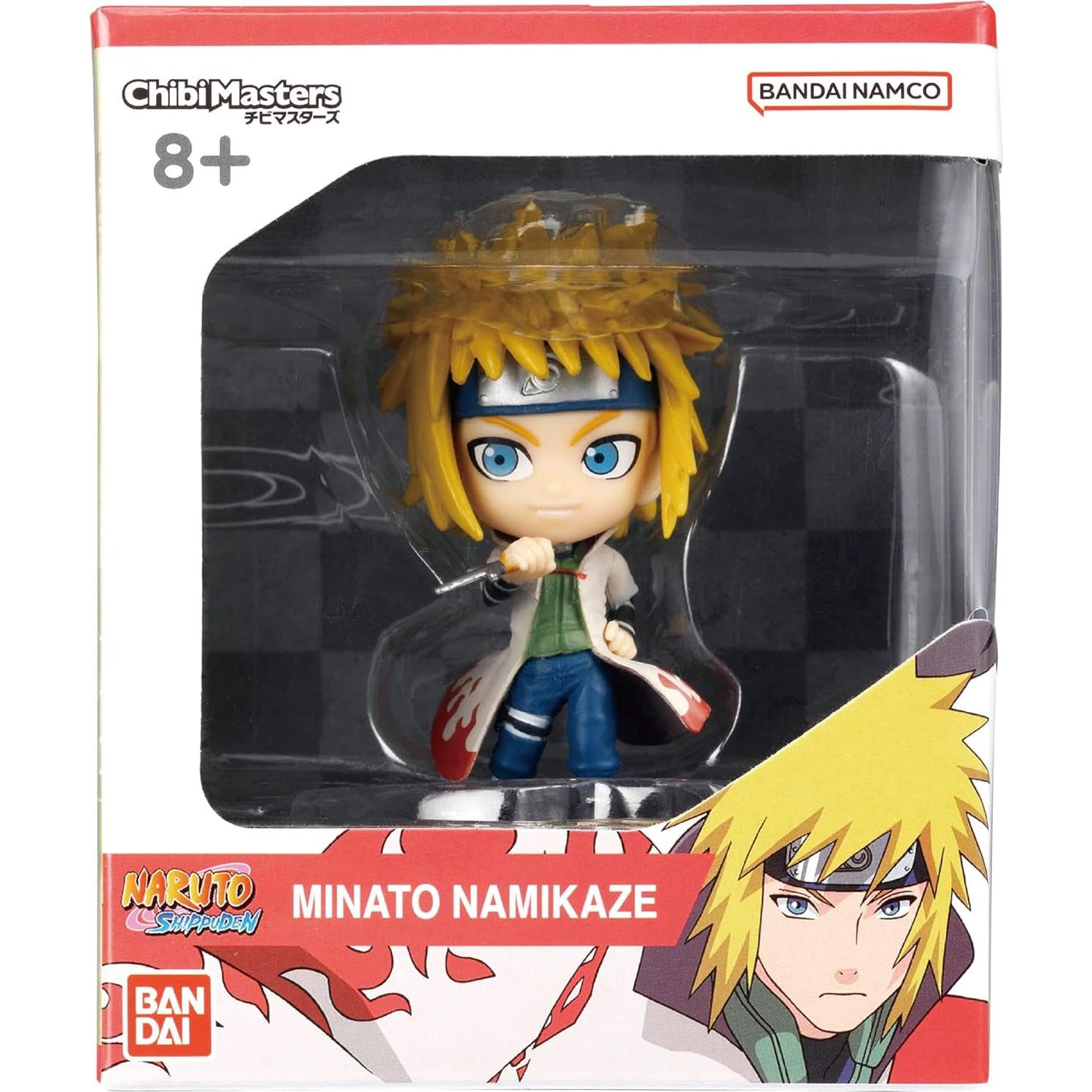 Figura Chibi Masters Bandai Minato Namikaze 8cm Coleccionable