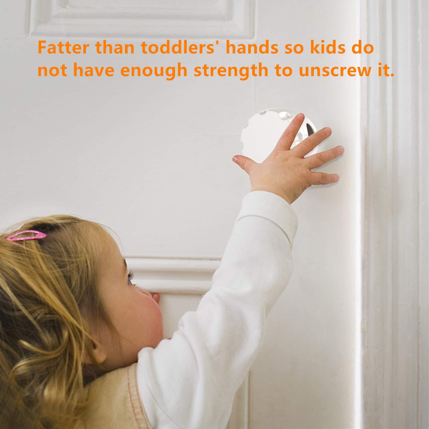 Cubiertas de Seguridad para Pomos de Puerta Uxoz - 4 Unidades