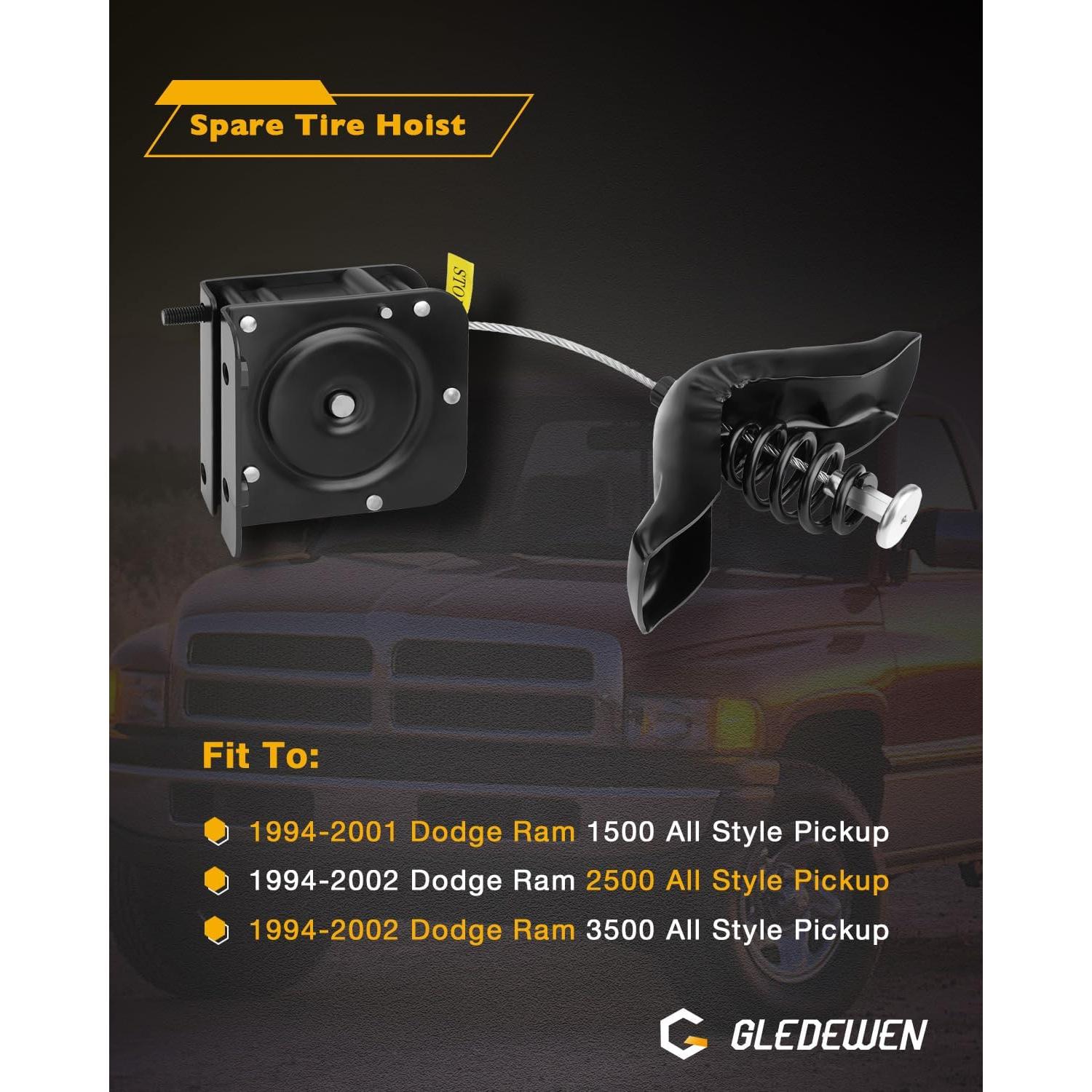 Elevador de Neumático de Repuesto Gledewen 924-541 2,05 kg