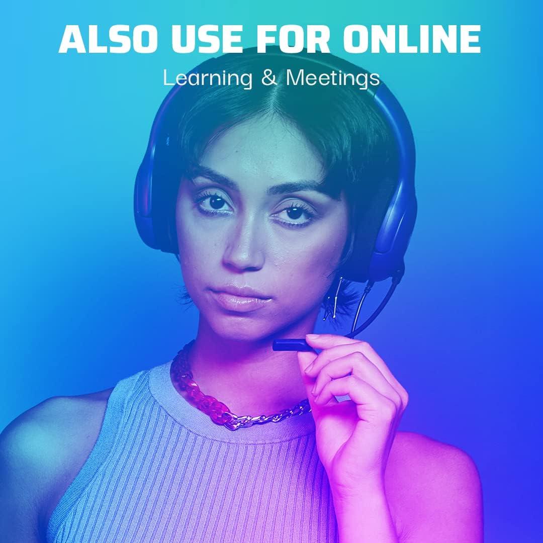 Auriculares de Juego PDP Airlite con Cable, Licencia Oficial PS5/PS4/PC, Blanco