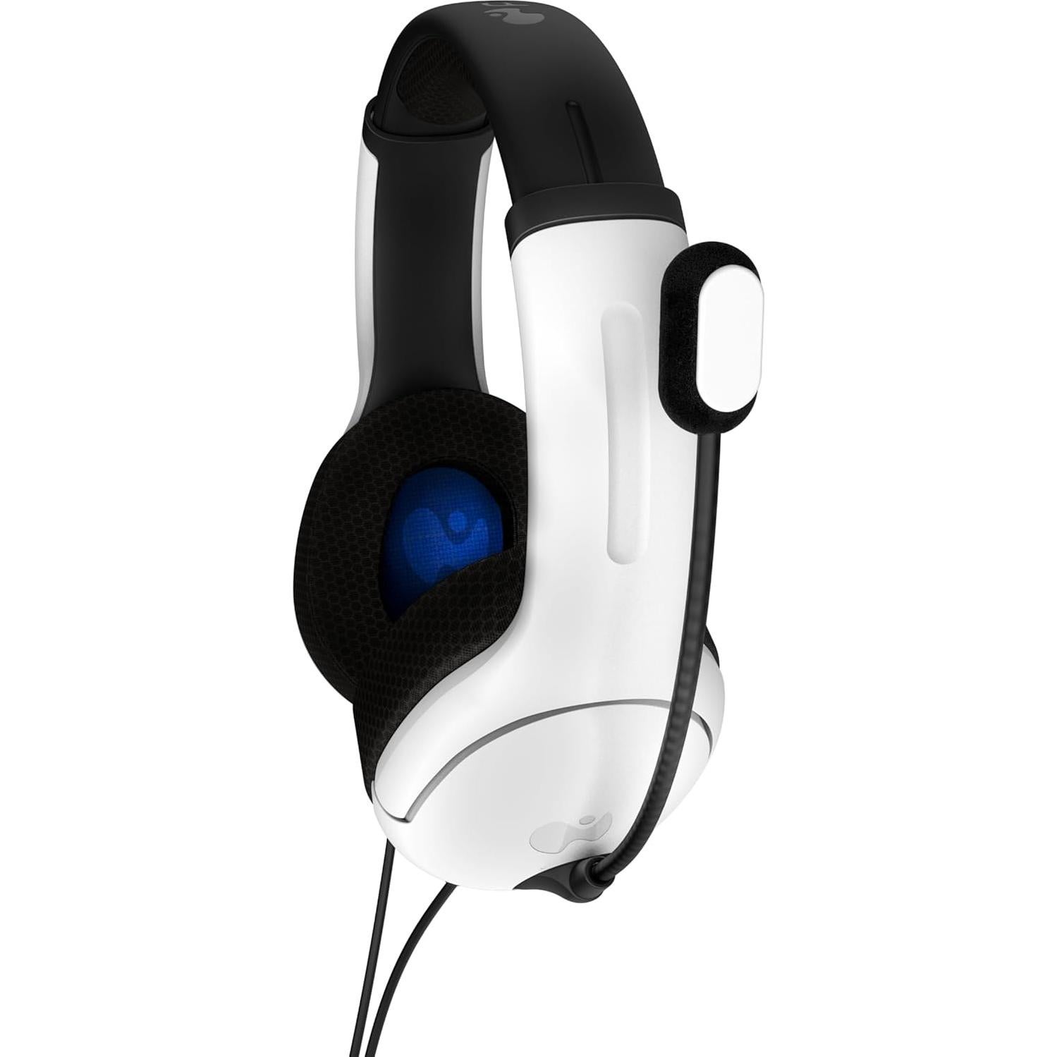 Auriculares de Juego PDP Airlite con Cable, Licencia Oficial PS5/PS4/PC, Blanco
