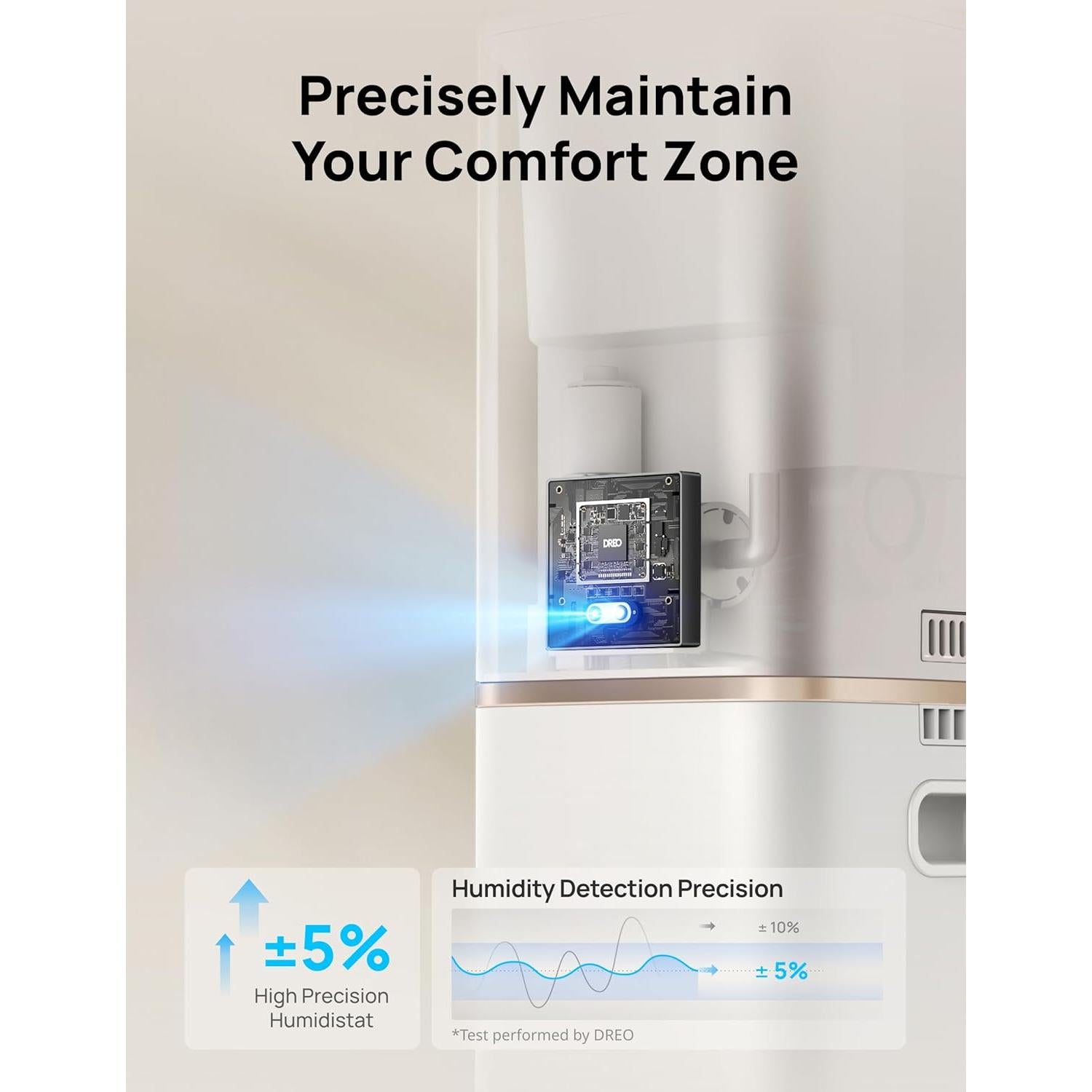 Humidificador Dreo 11L Ultrasonido para Habitaciones 65m²