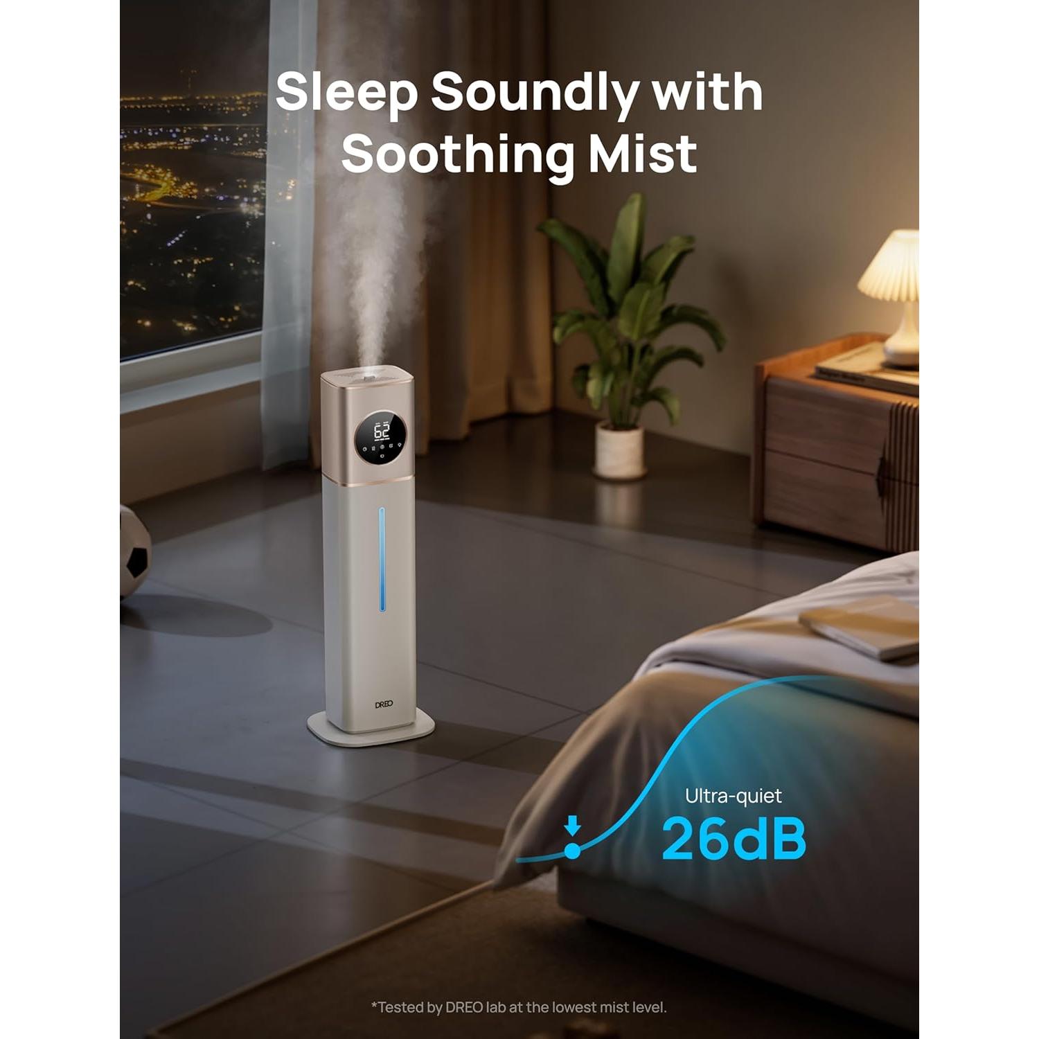 Humidificador Dreo 11L Ultrasonido para Habitaciones 65m²