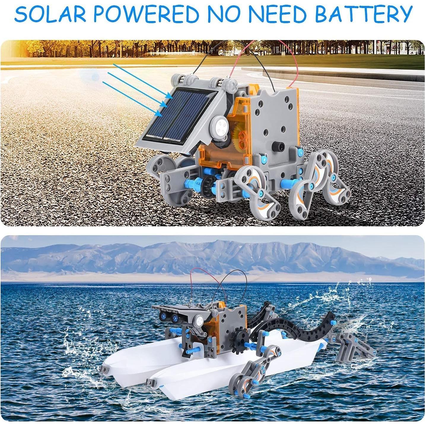 Kit Robot Solar 12 en 1 XINNENGYUAN para Niños 8-14 Años