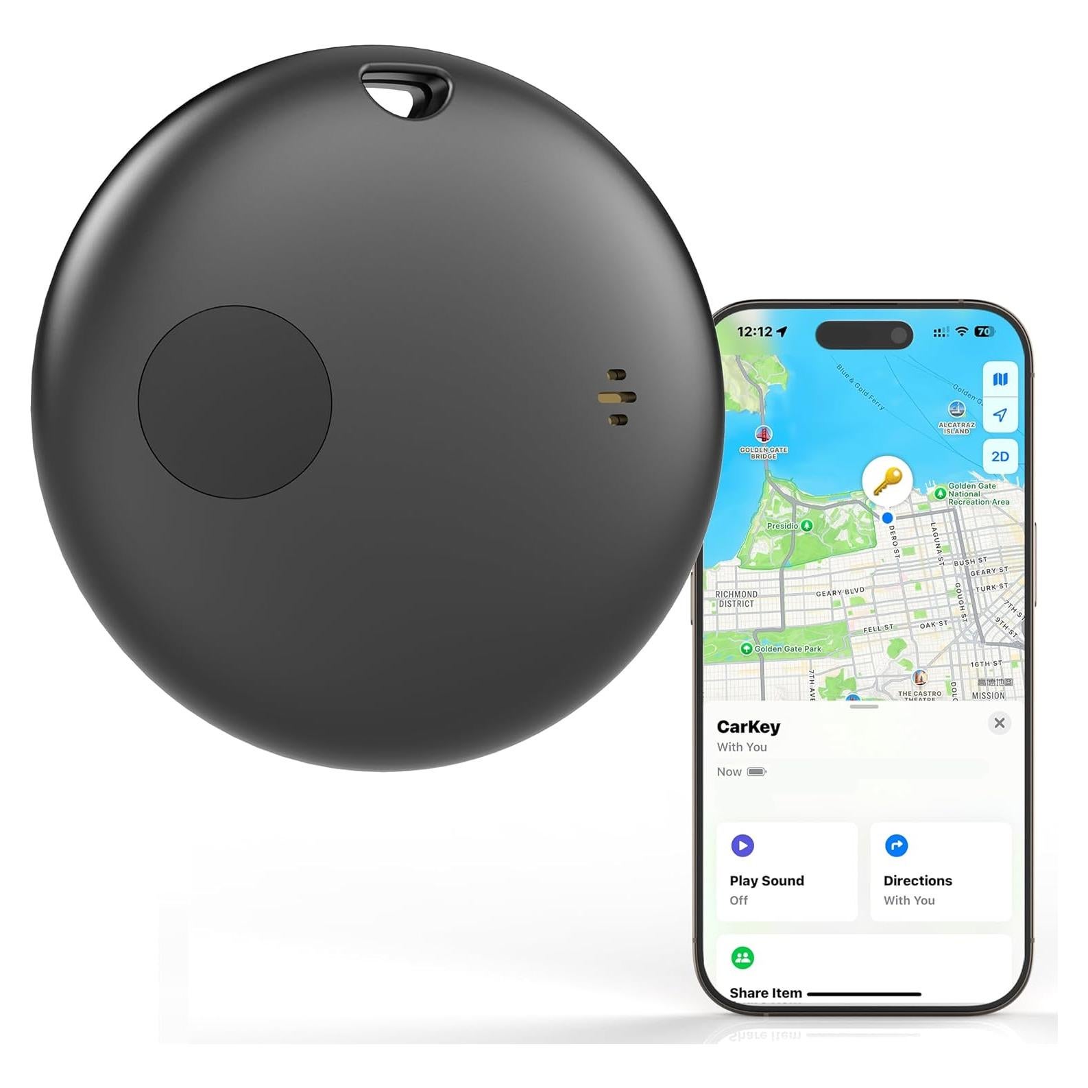 Rastreador Bluetooth Midlocater Air Tag para iOS, IP67, 1 Paquete