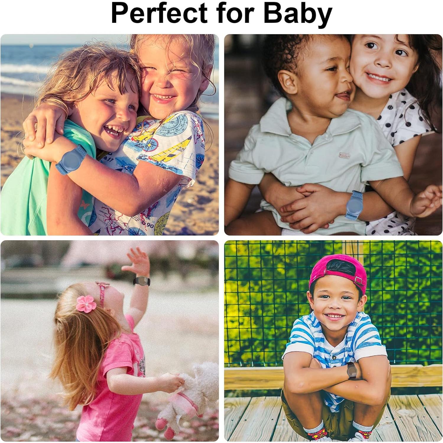 Paquete de 2 Pulseras Ajustables para AirTag FNCOLL - Nylon