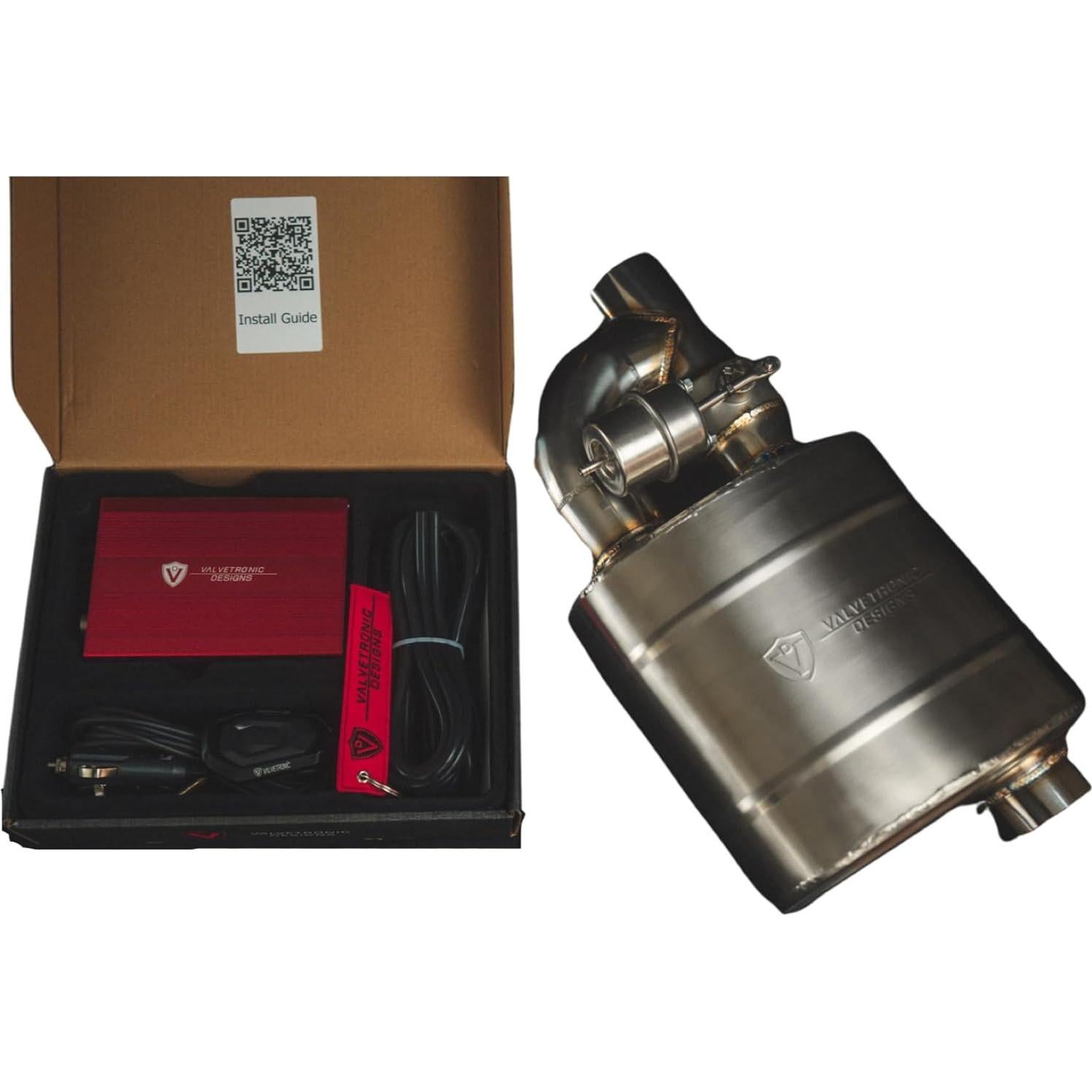 Muffler de Escape Universal Valvetronic Designs 63 mm Control Remoto
