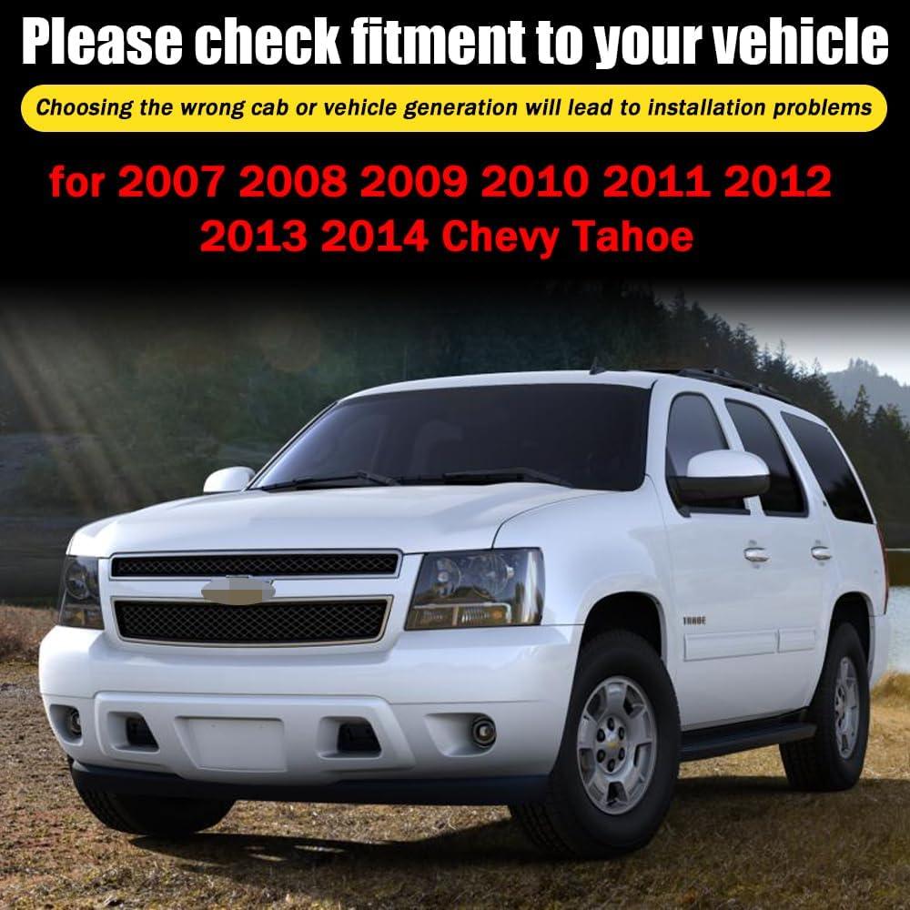 Deflectores de Lluvia Adhesivos LETINGFAR para Chevy Tahoe 2007-2014