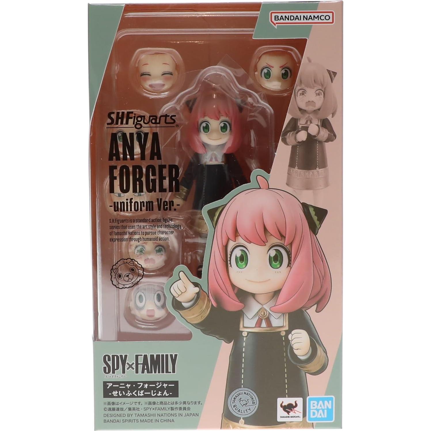 Figura de Acción S.H.Figuarts Anya Forger Uniforme Bandai
