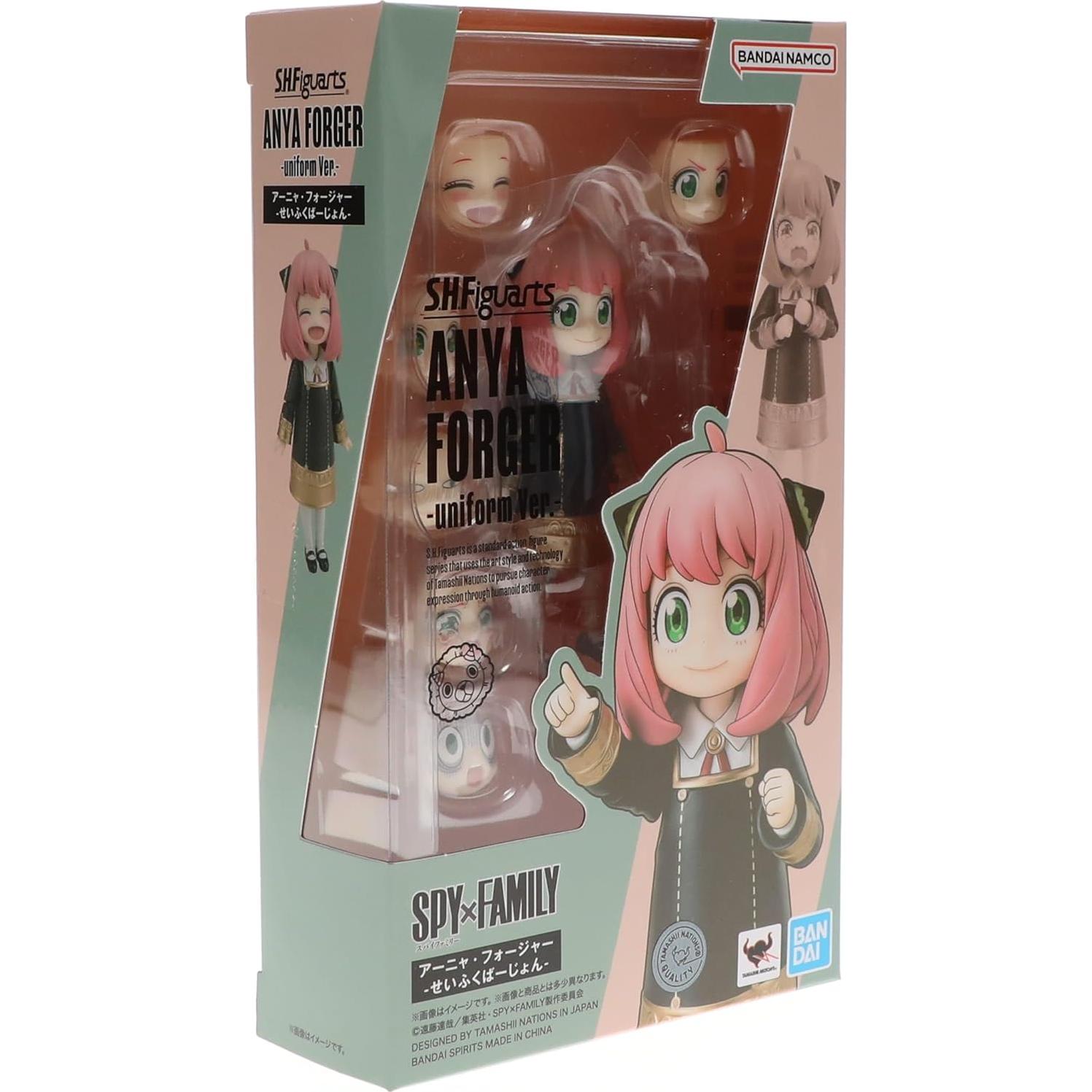 Figura de Acción S.H.Figuarts Anya Forger Uniforme Bandai