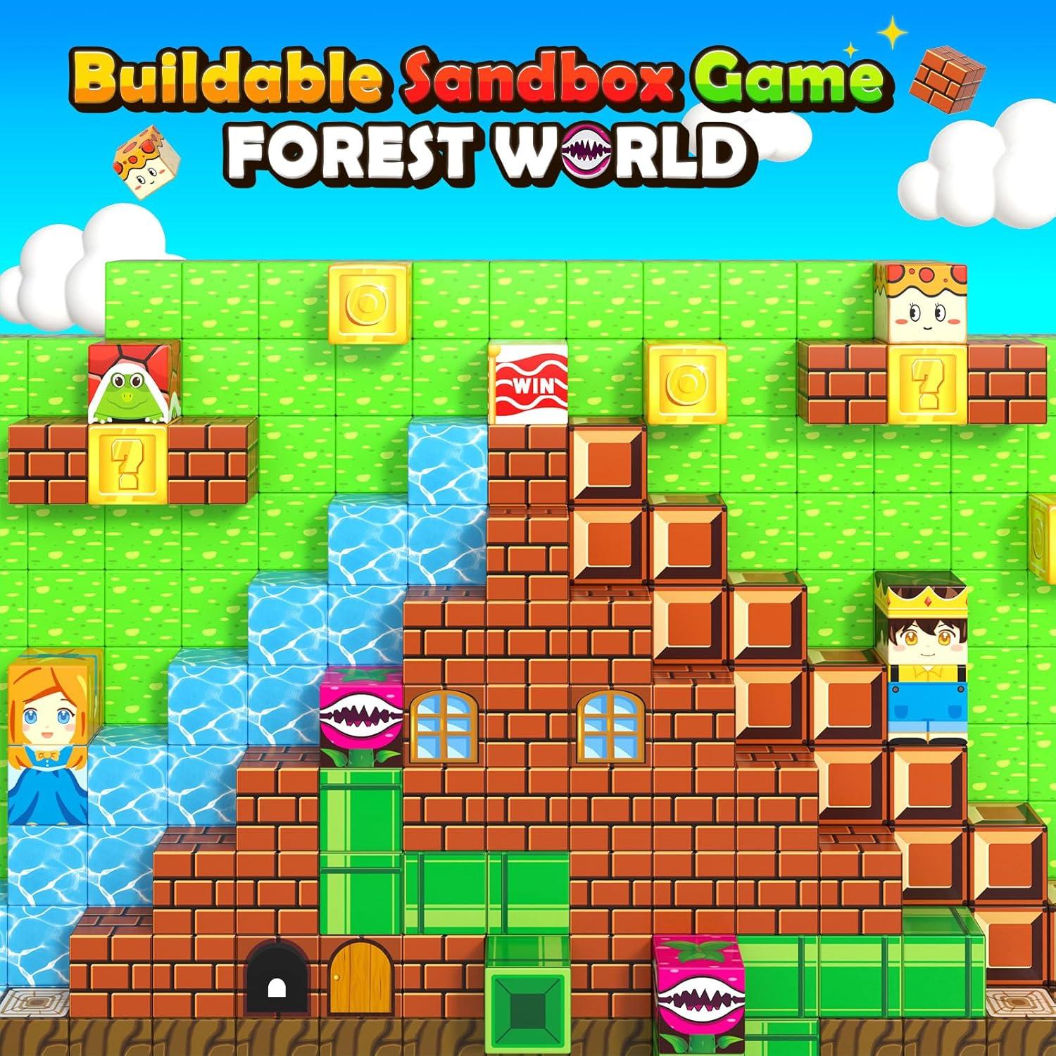 Juego de Bloques Magnéticos Soyee 108 Piezas para Niños