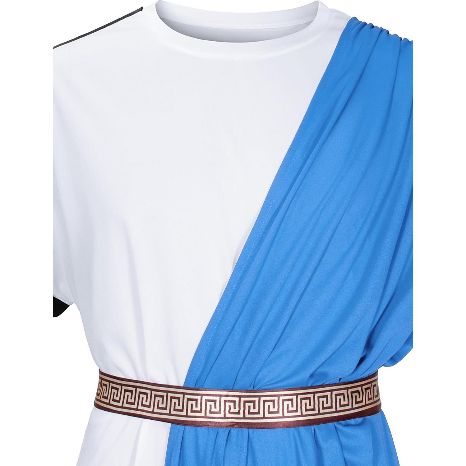 Disfraz de Toga Romana para Hombre - Dios Griego con Accesorios
