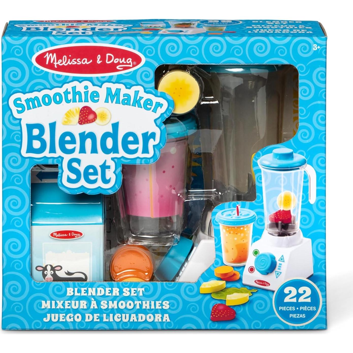 Conjunto de licuadora de batidos Melissa & Doug - 22 piezas