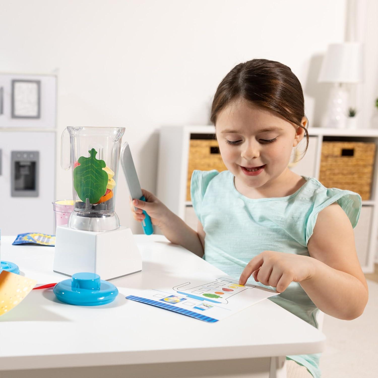 Conjunto de licuadora de batidos Melissa & Doug - 22 piezas