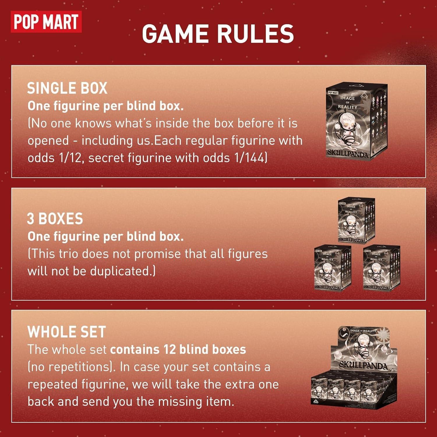 Figuras Coleccionables Skullpanda Pop Mart - Caja Sorpresa