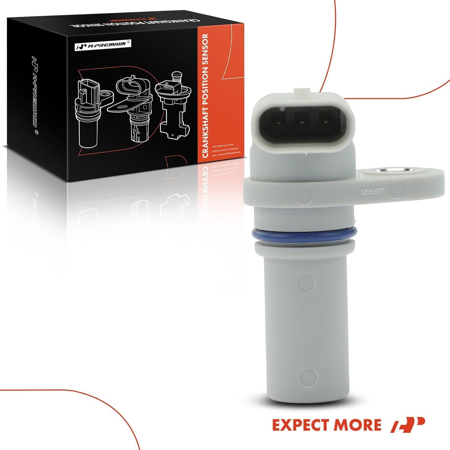 Sensor de Posición del Cigüeñal A-Premium para Jaguar y Land Rover