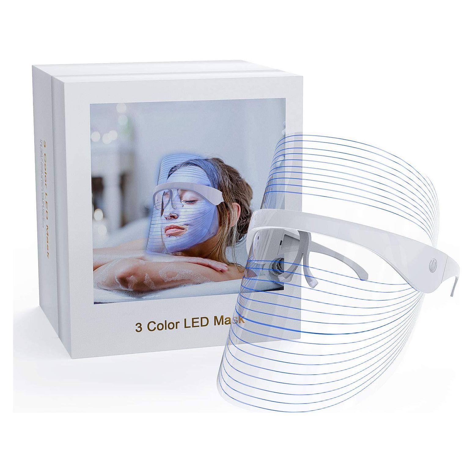 Máscara Facial LED NUFR MZ-001 3 Colores Antienvejecimiento