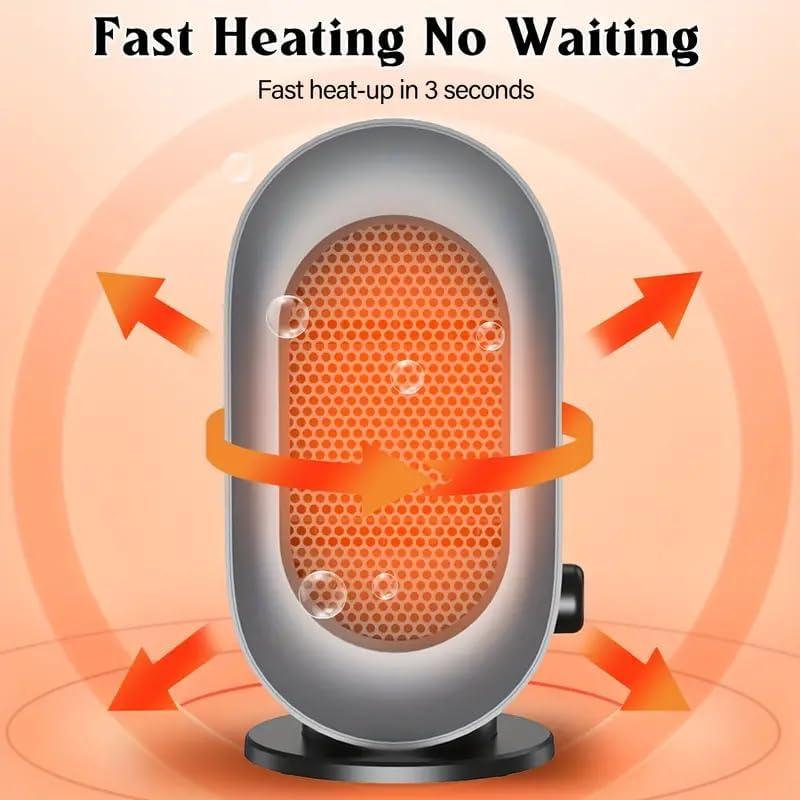 Calentador de Espacio Portátil SITIEPA 600W Gris Negro