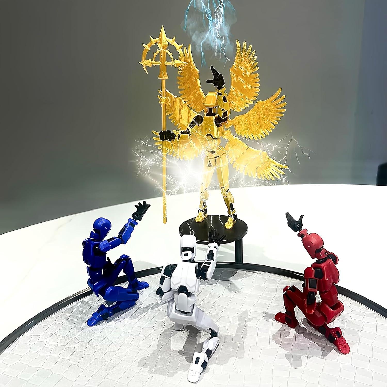 Conjunto de Figuras de Acción T13 Robot Titan 13 Articulado