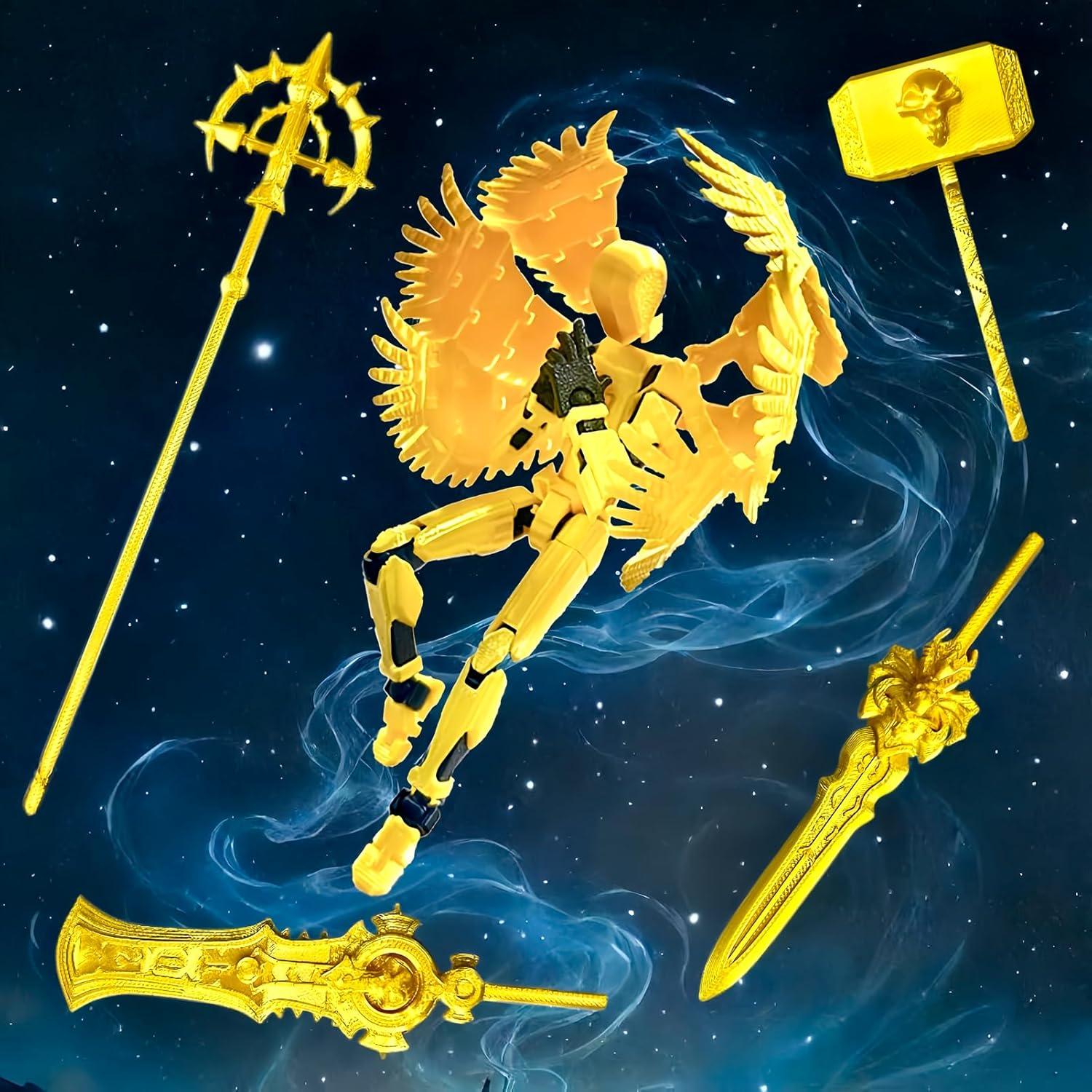 Conjunto de Figuras de Acción T13 Robot Titan 13 Articulado