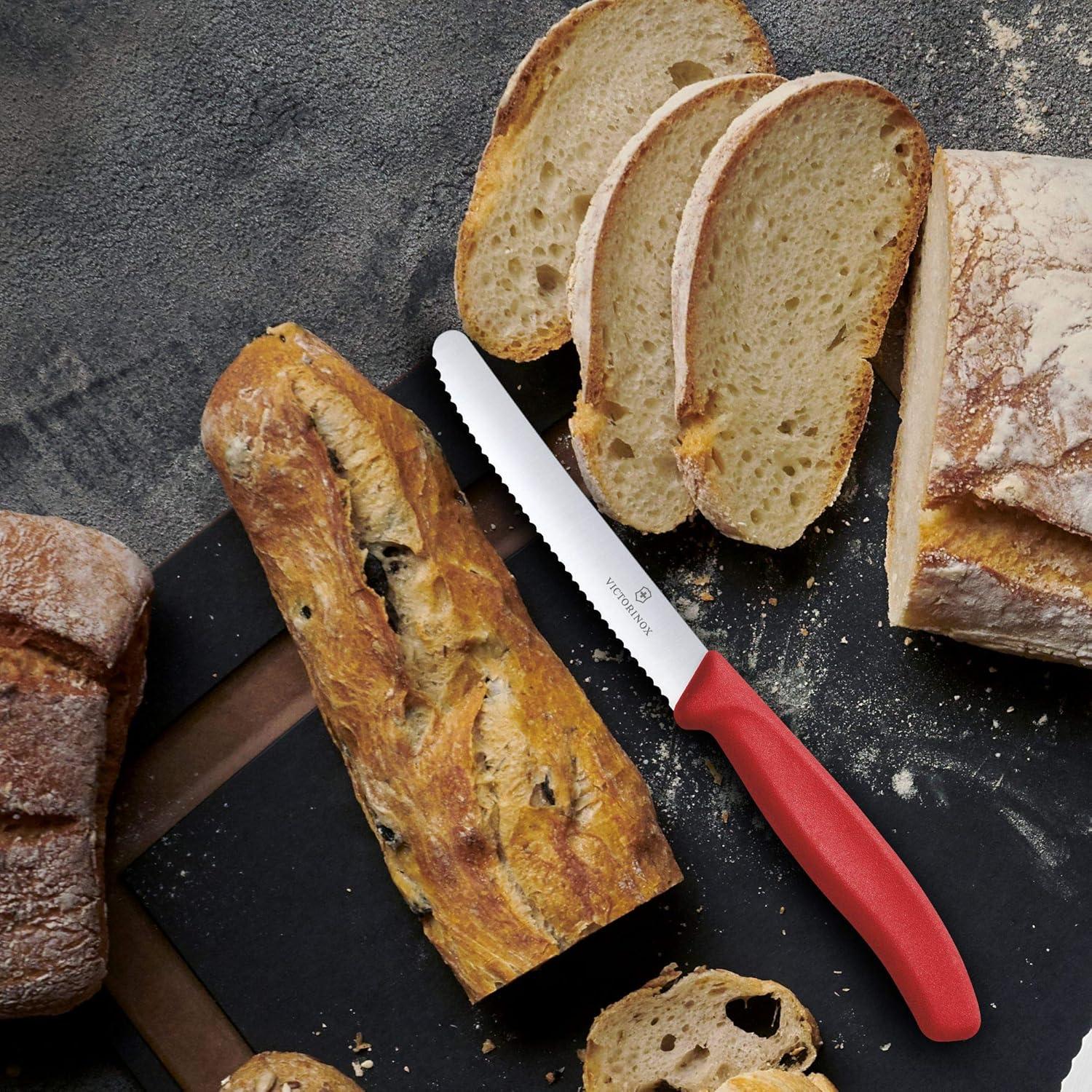 Cuchillo de Tomate Victorinox 6.7831 Rojo 10.92 cm Serrado