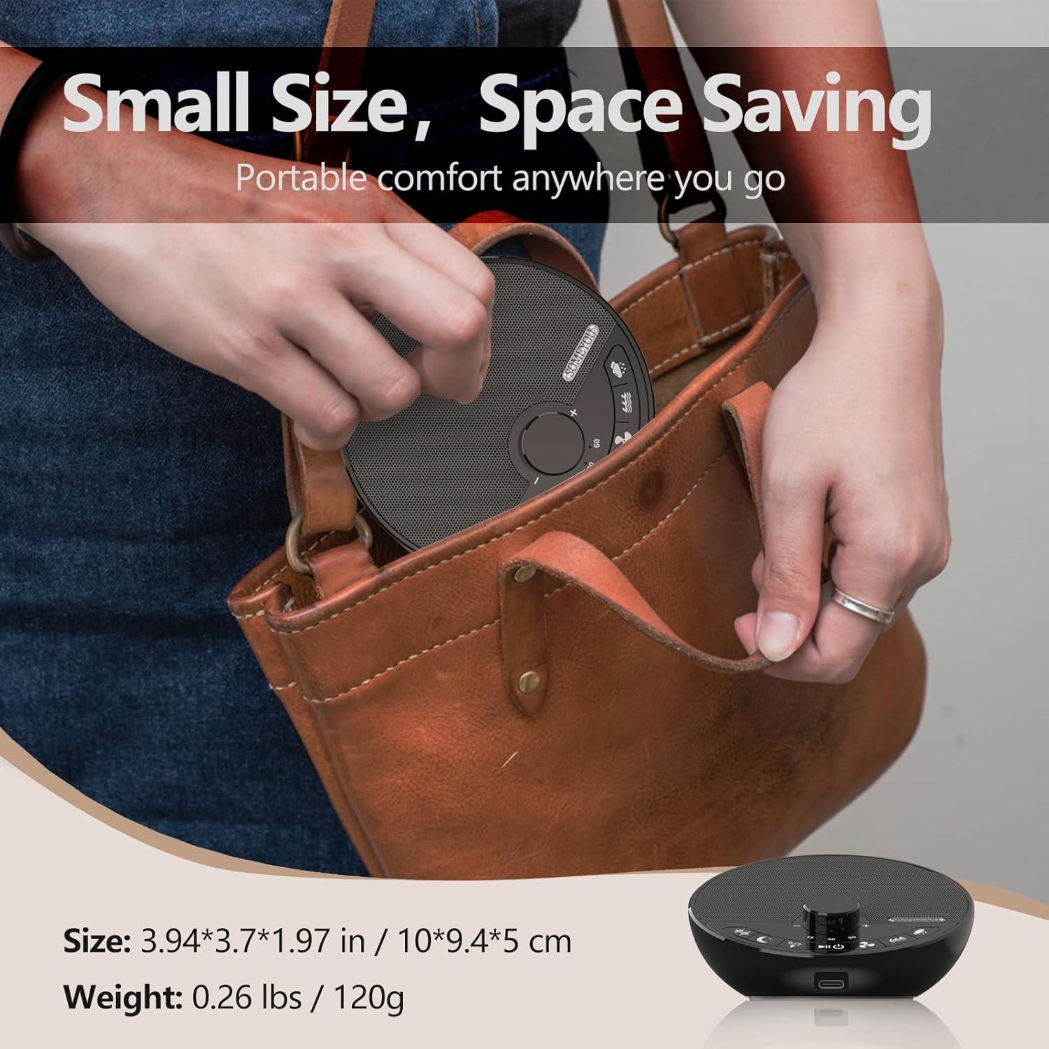 Máquina de Sonido Blanco Portátil SOMEYOU con Bluetooth y 18 Sonidos