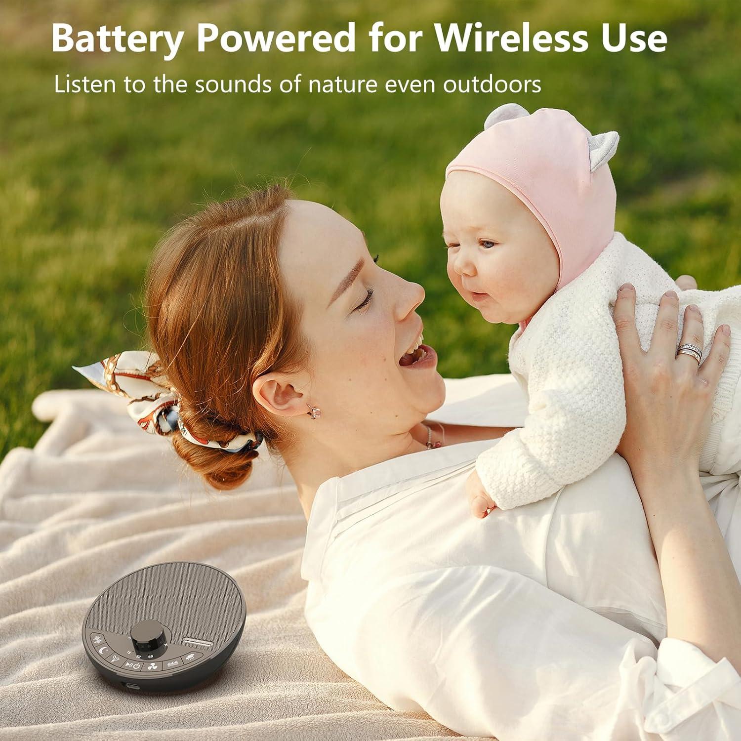 Máquina de Sonido Blanco Portátil SOMEYOU con Bluetooth y 18 Sonidos