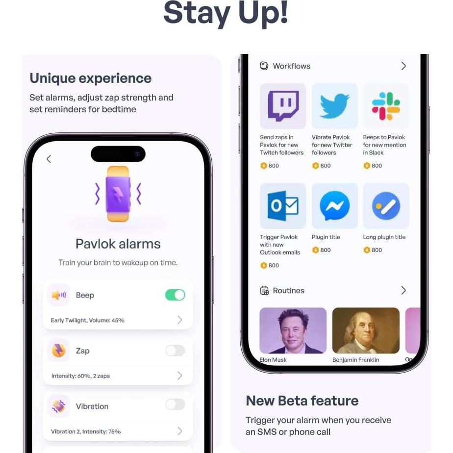 Reloj Despertador Inteligente Pavlok Shock Clock 3 - Impermeable