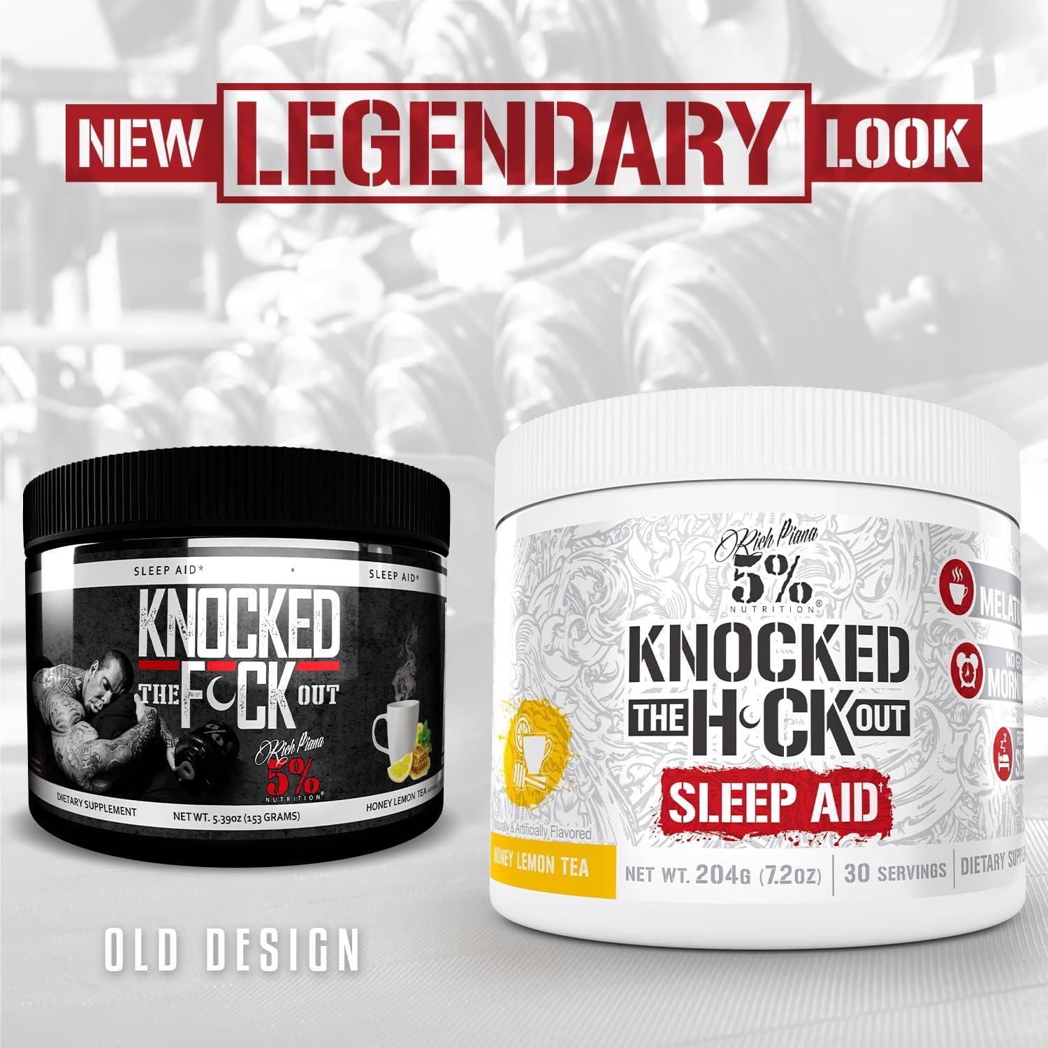 5% Nutrition Knocked Out Suplemento para Dormir 204 g Sidra de Manzana
