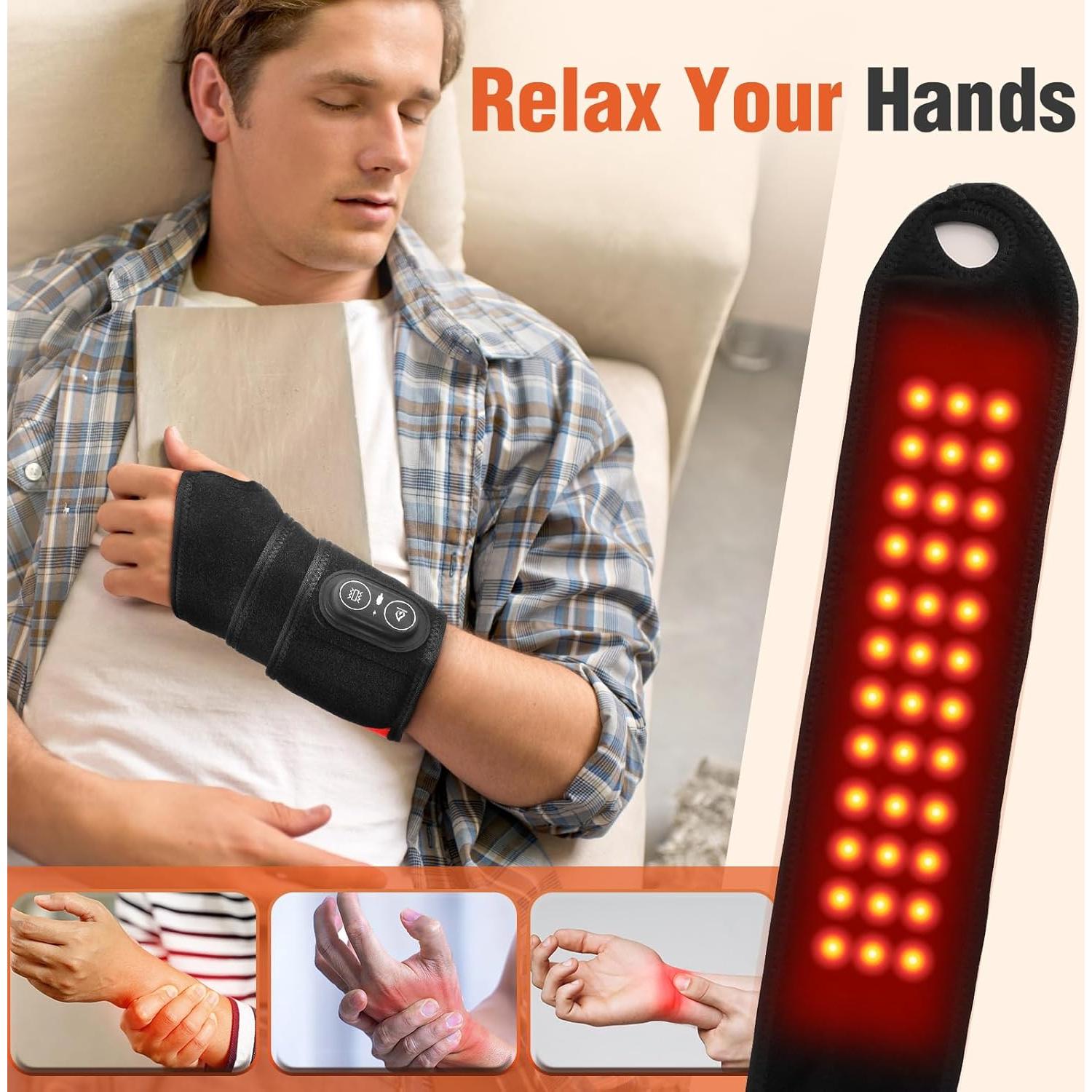 Almohadilla Térmica Inalámbrica EDIFOLLY para Muñeca 3 Calores