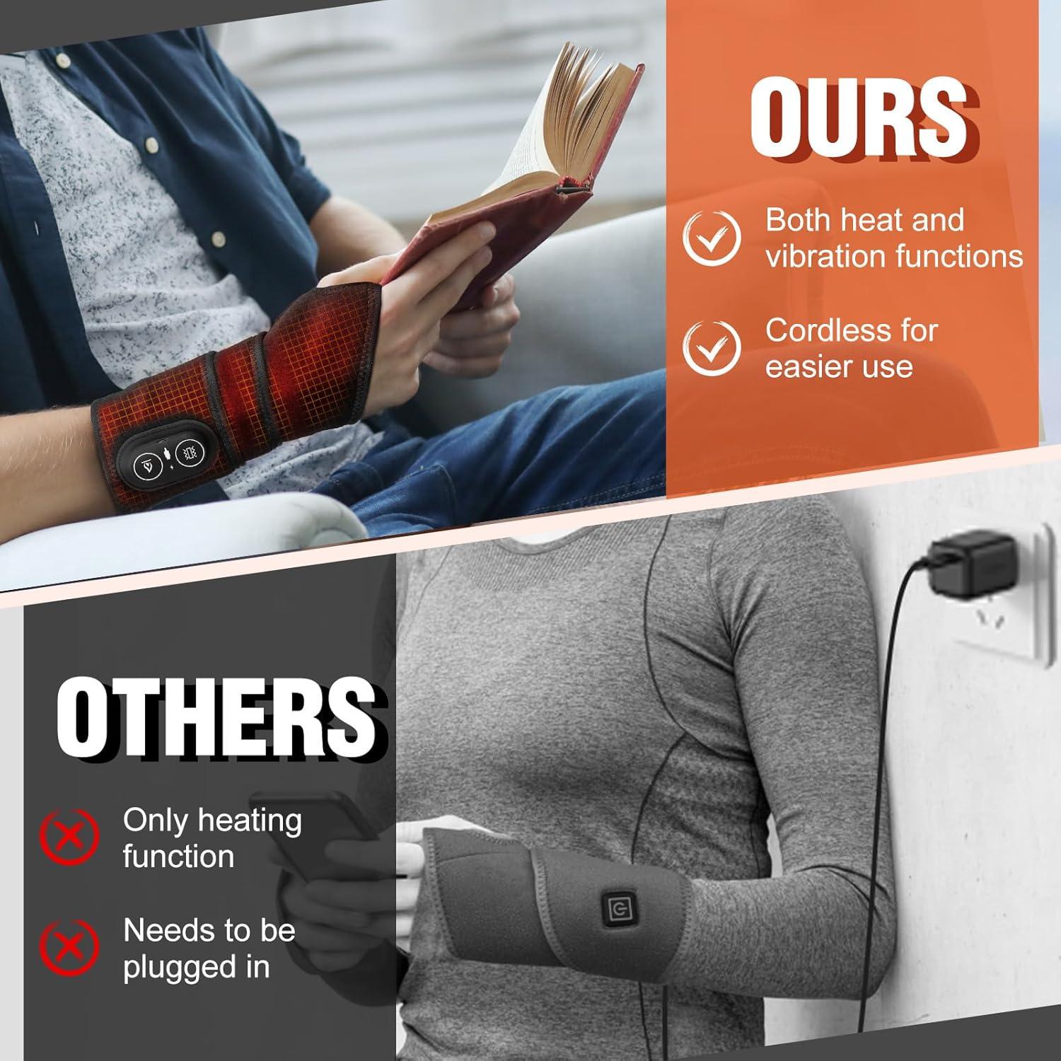 Almohadilla Térmica Inalámbrica EDIFOLLY para Muñeca 3 Calores