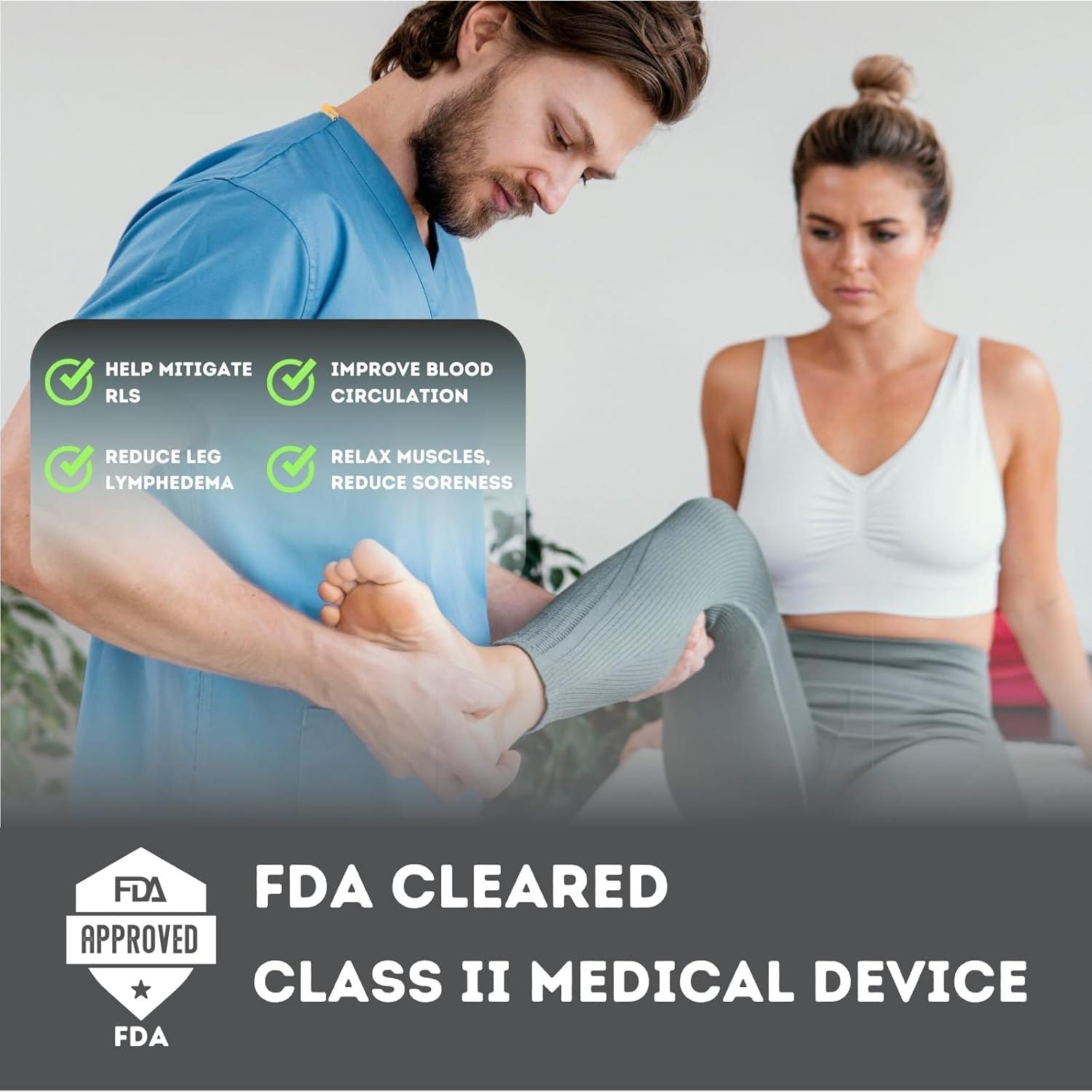 Masajeador de Piernas Inalámbrico Airecover - Compresión 4 Cámaras