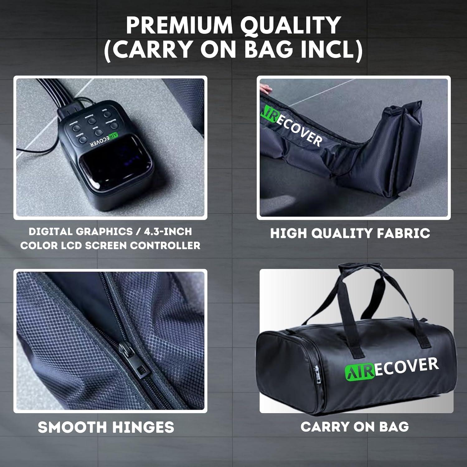 Masajeador de Piernas Inalámbrico Airecover - Compresión 4 Cámaras