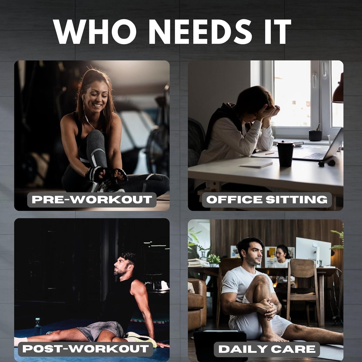 Masajeador de Piernas Inalámbrico Airecover - Compresión 4 Cámaras