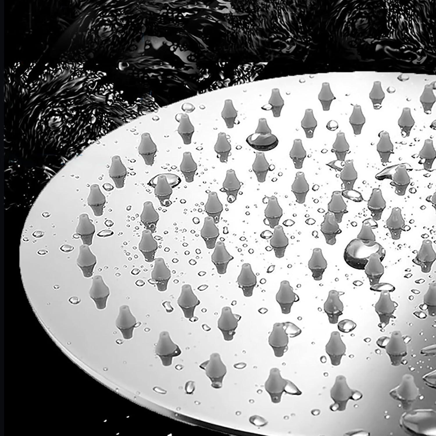 Cabezal de Ducha de Lluvia Katezon 20.32 cm Acero Inoxidable Cromo