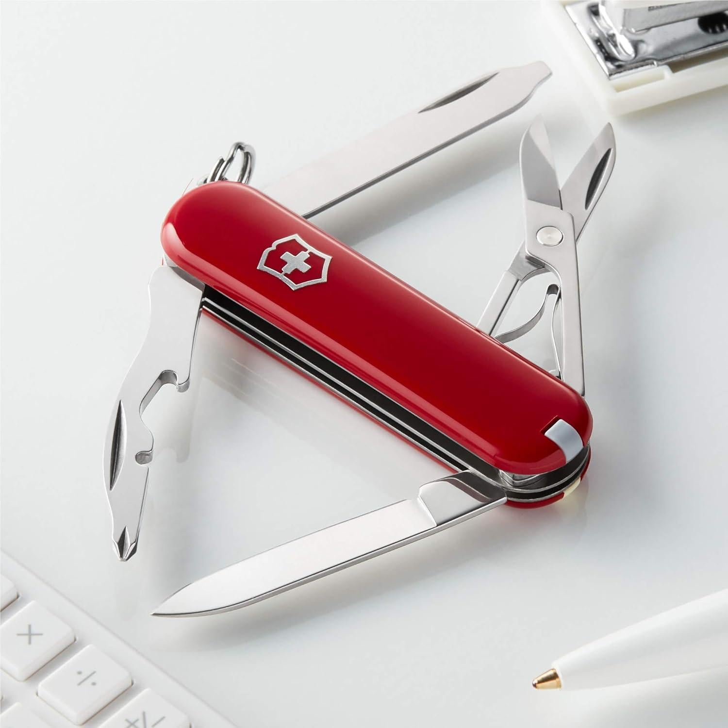 Cuchillo Suizo Victorinox Rambler 10 Funciones Rojo