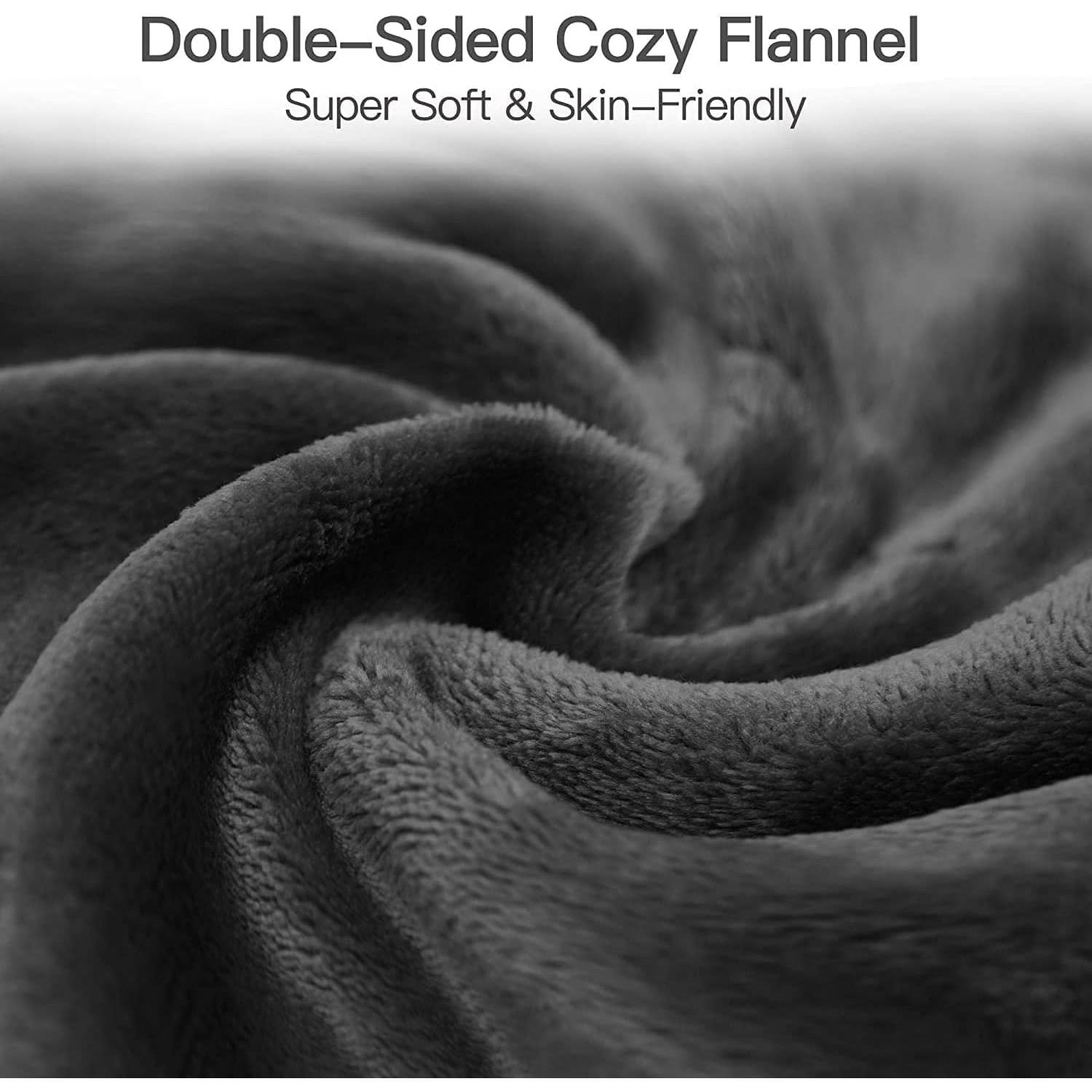 Manta Eléctrica Calentada Sunvivi Queen Doble Control 10 Niveles