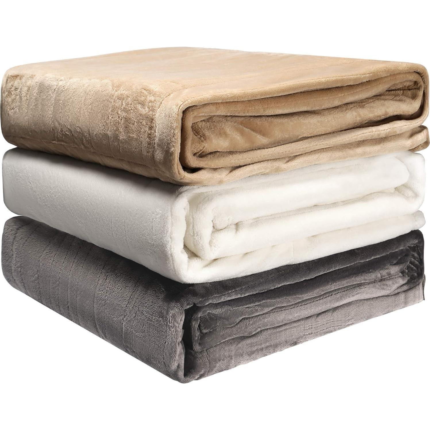 Manta Eléctrica Calentada Sunvivi Queen Doble Control 10 Niveles